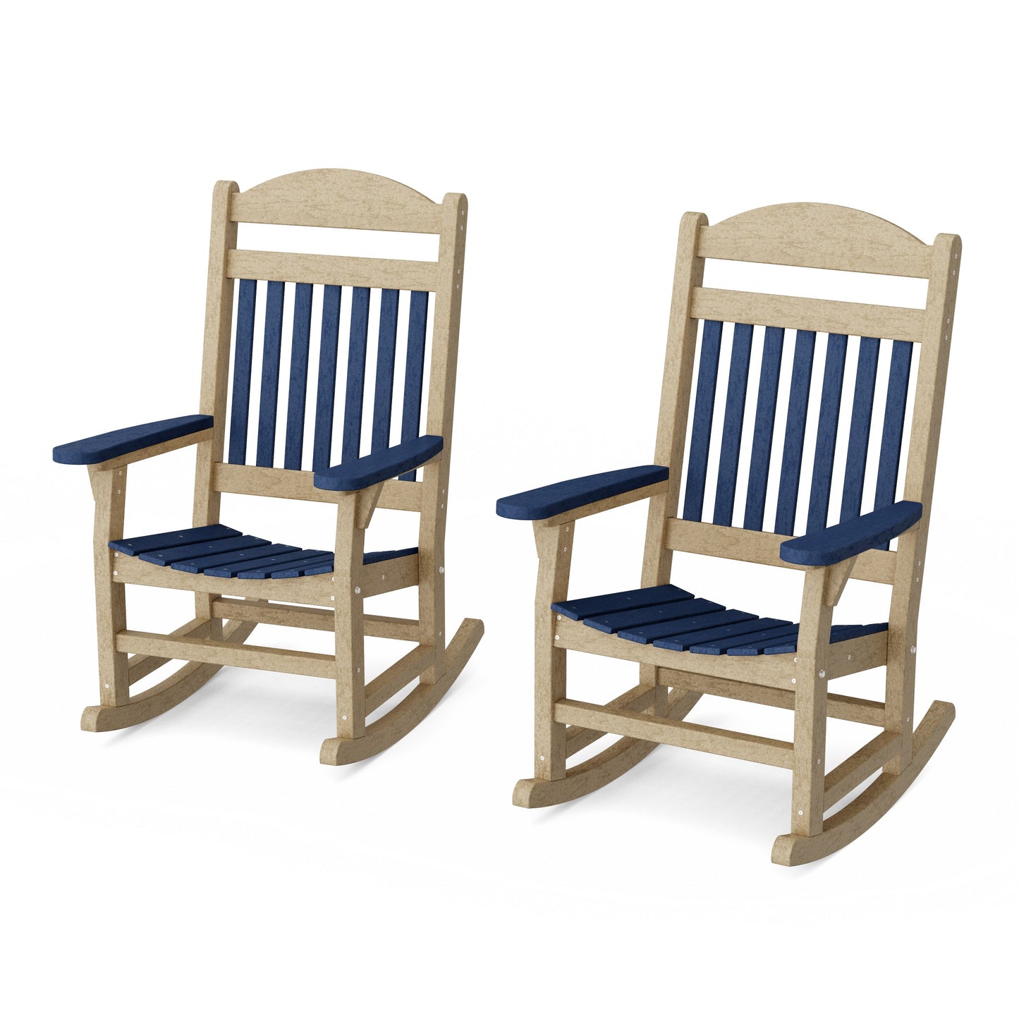 Heritage Traditional Rocking Chairs Set of 2