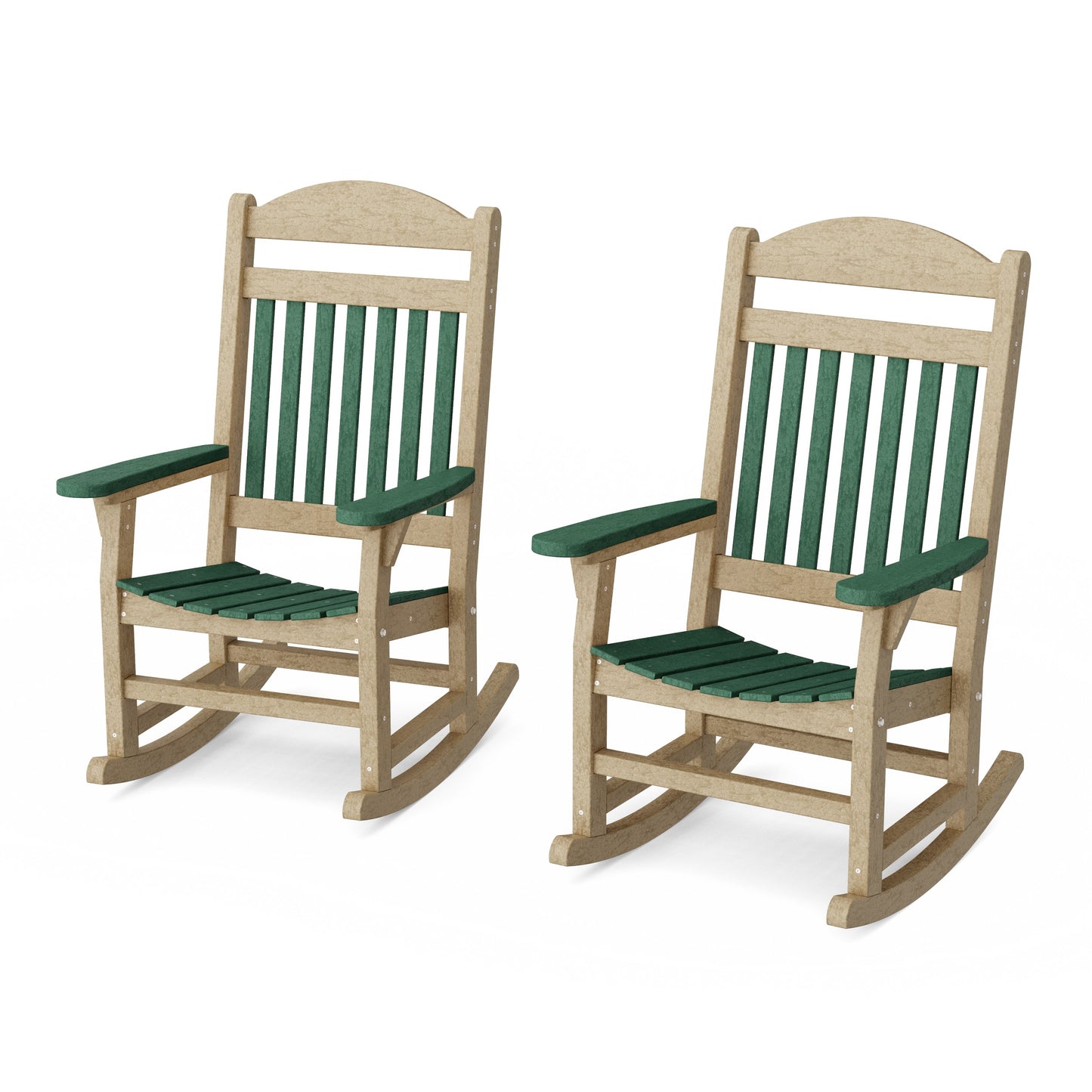 Heritage Traditional Rocking Chairs Set of 2