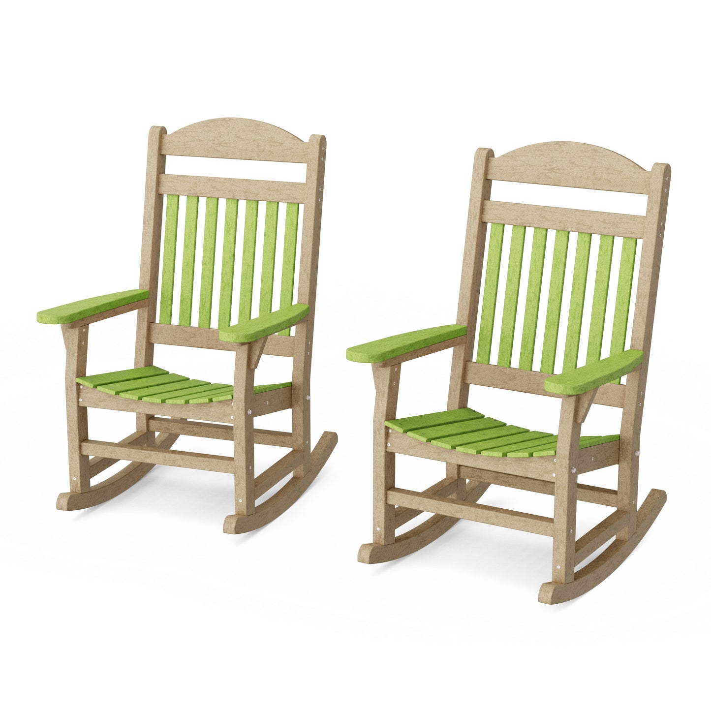 Heritage Traditional Rocking Chairs Set of 2