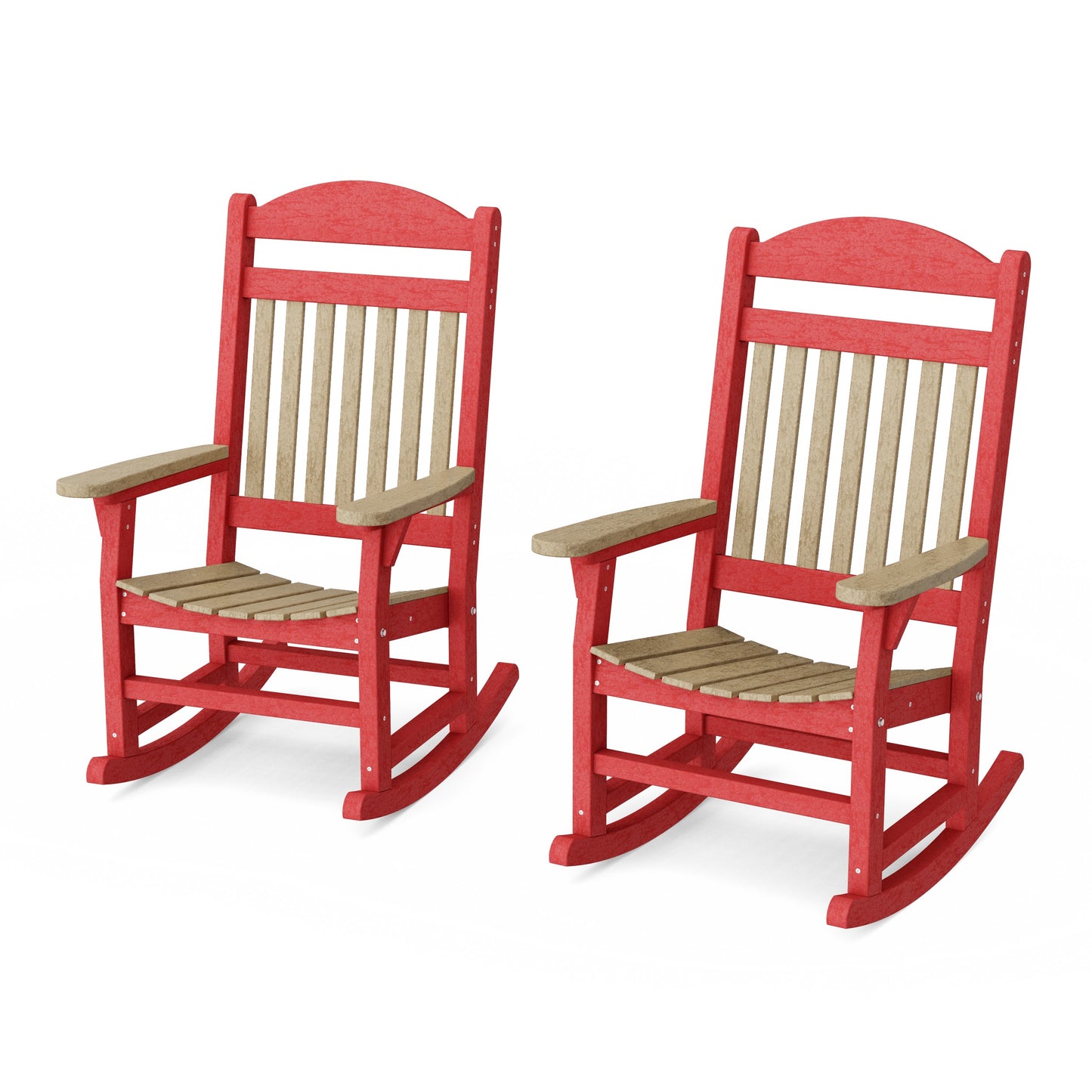 Heritage Traditional Rocking Chairs Set of 2