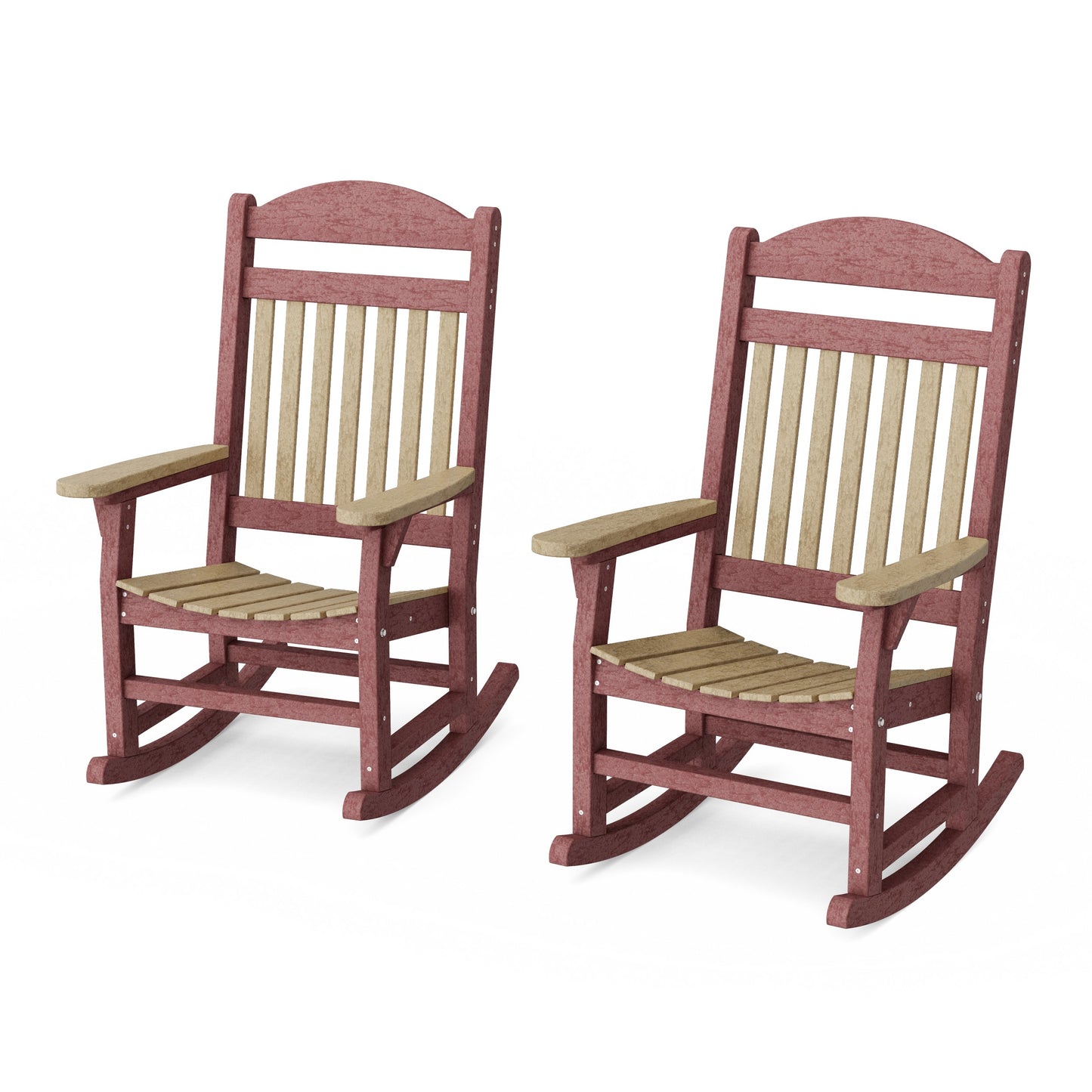 Heritage Traditional Rocking Chairs Set of 2