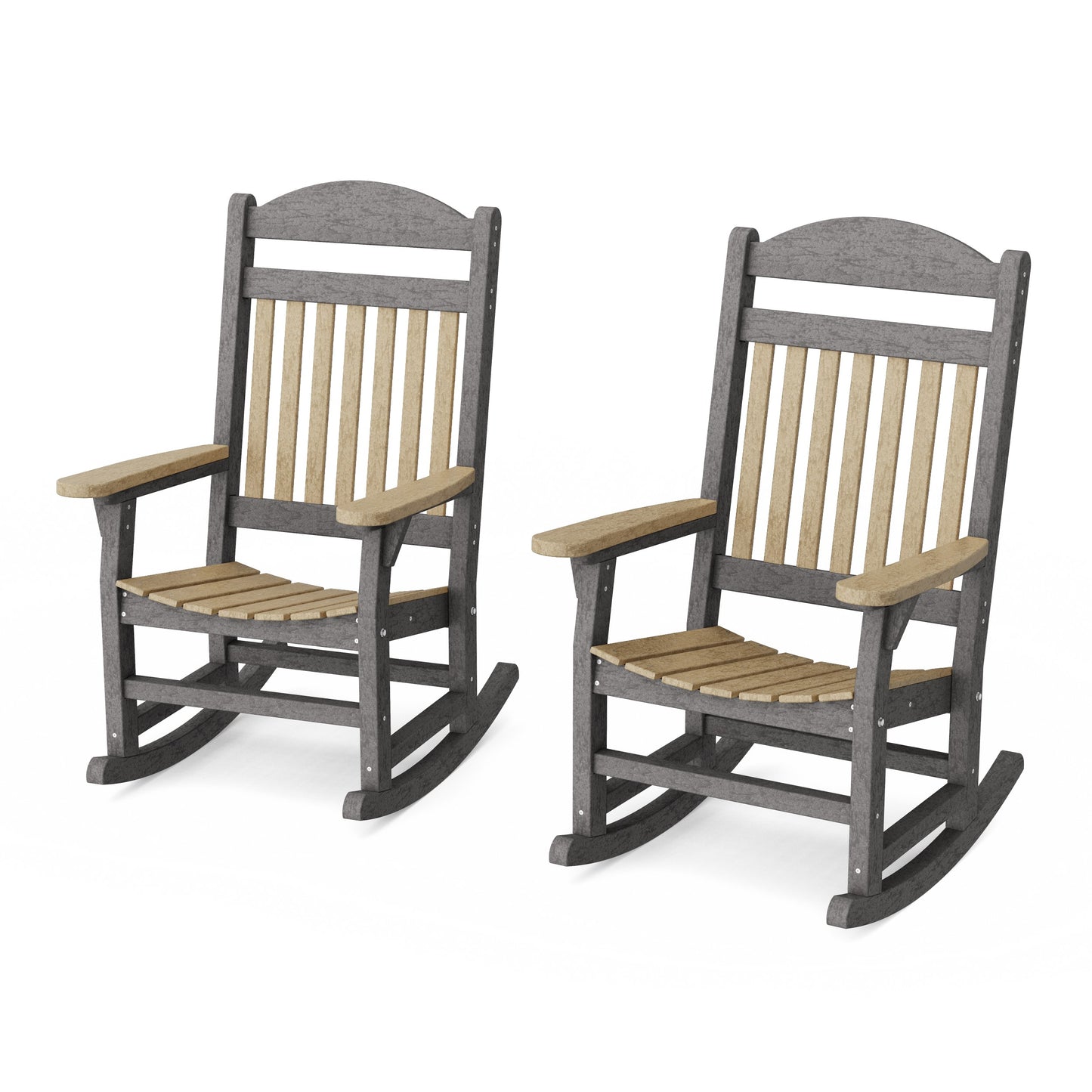 Heritage Traditional Rocking Chairs Set of 2
