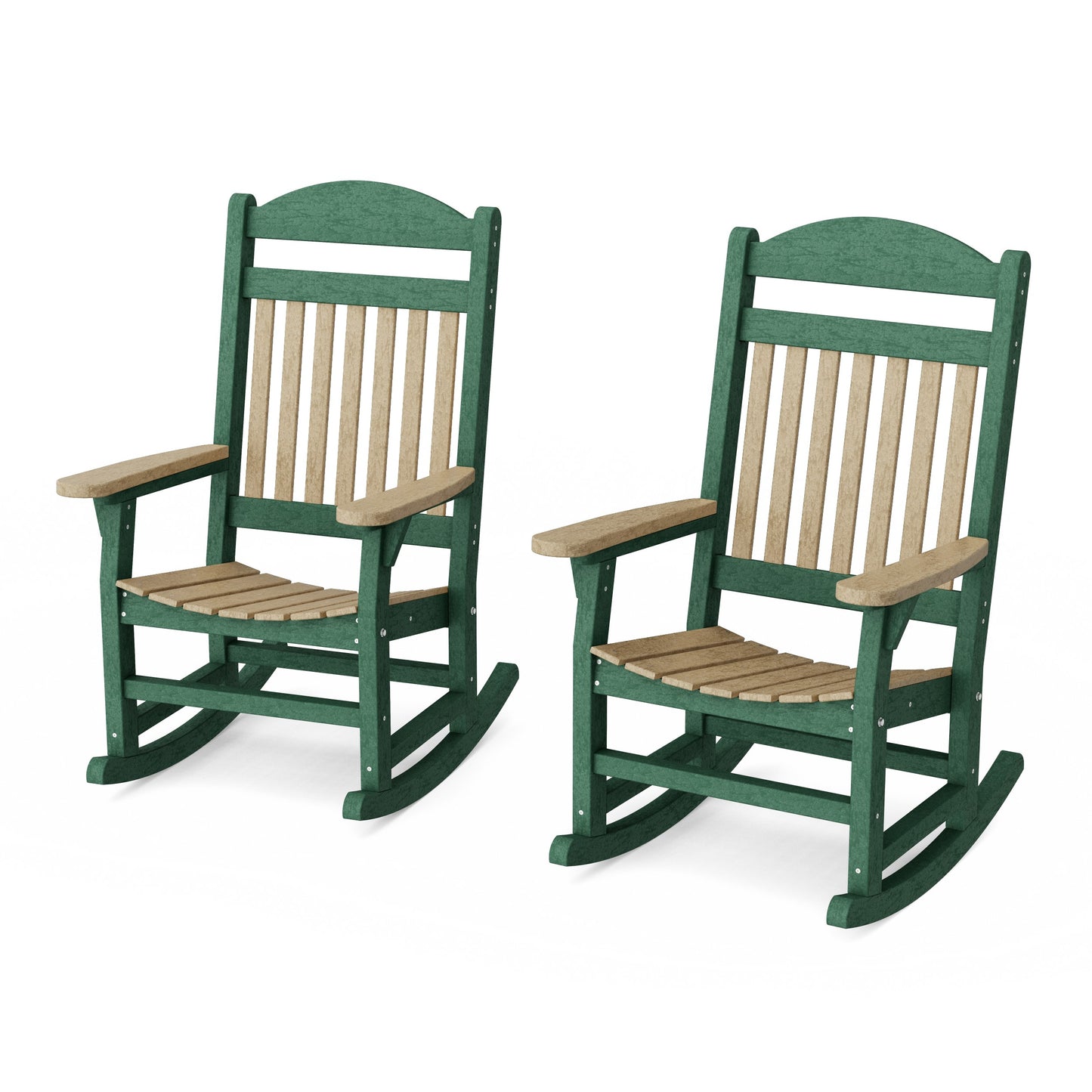 Heritage Traditional Rocking Chairs Set of 2