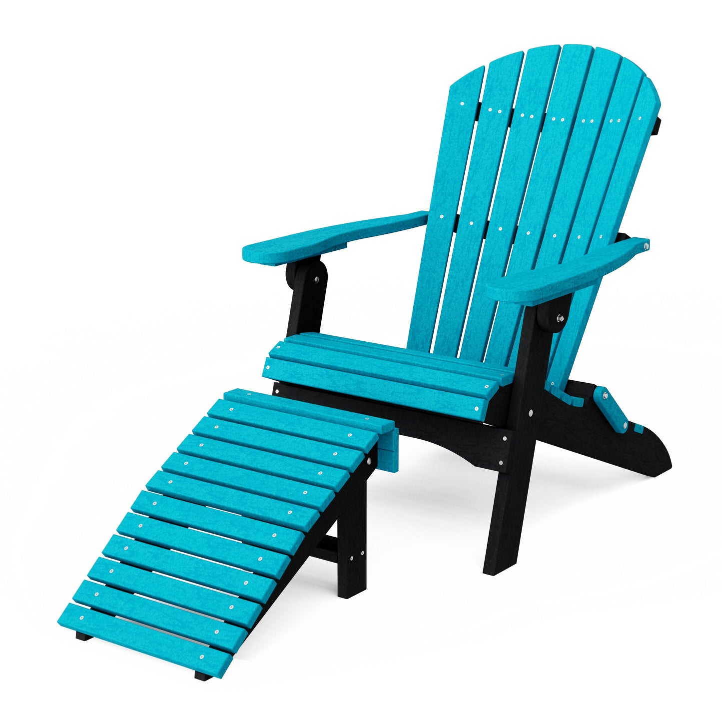 Heritage Folding Adirondack Chair with Ottoman