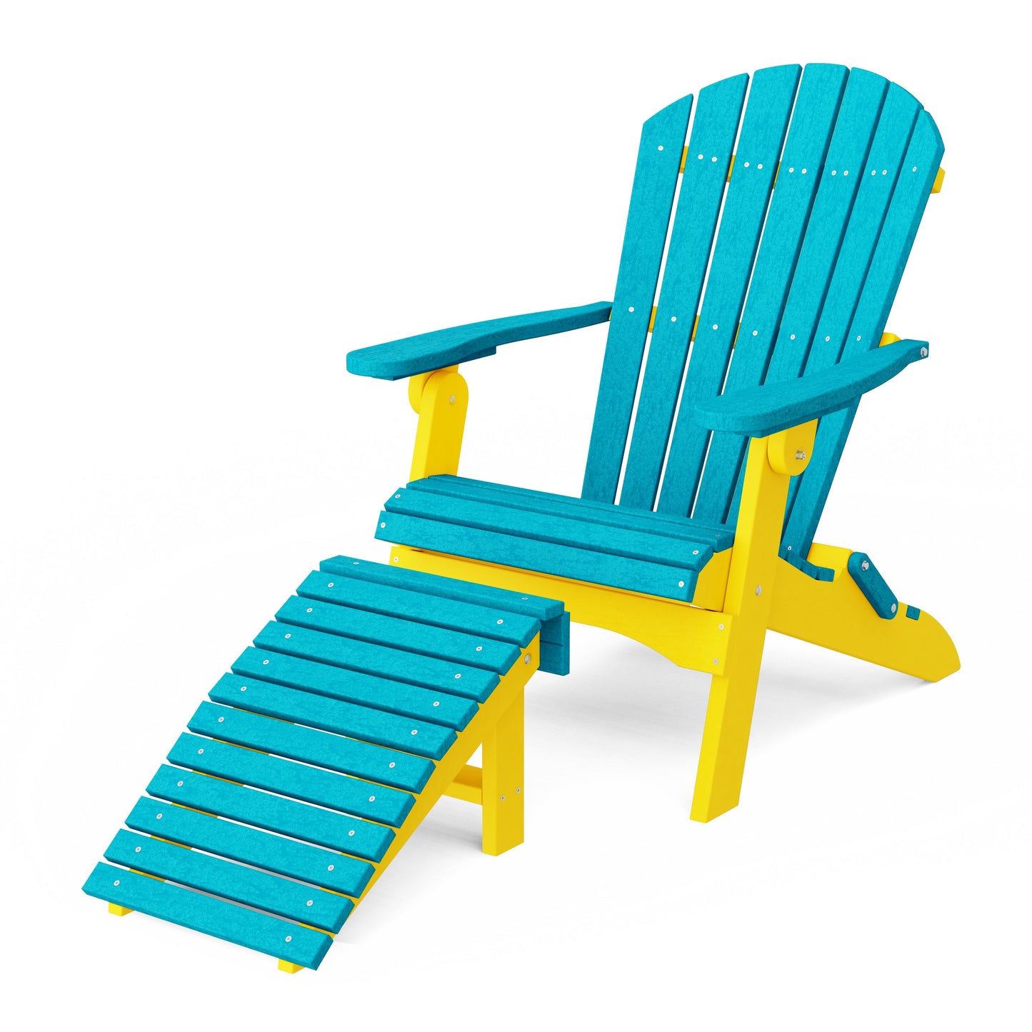 Heritage Folding Adirondack Chair with Ottoman