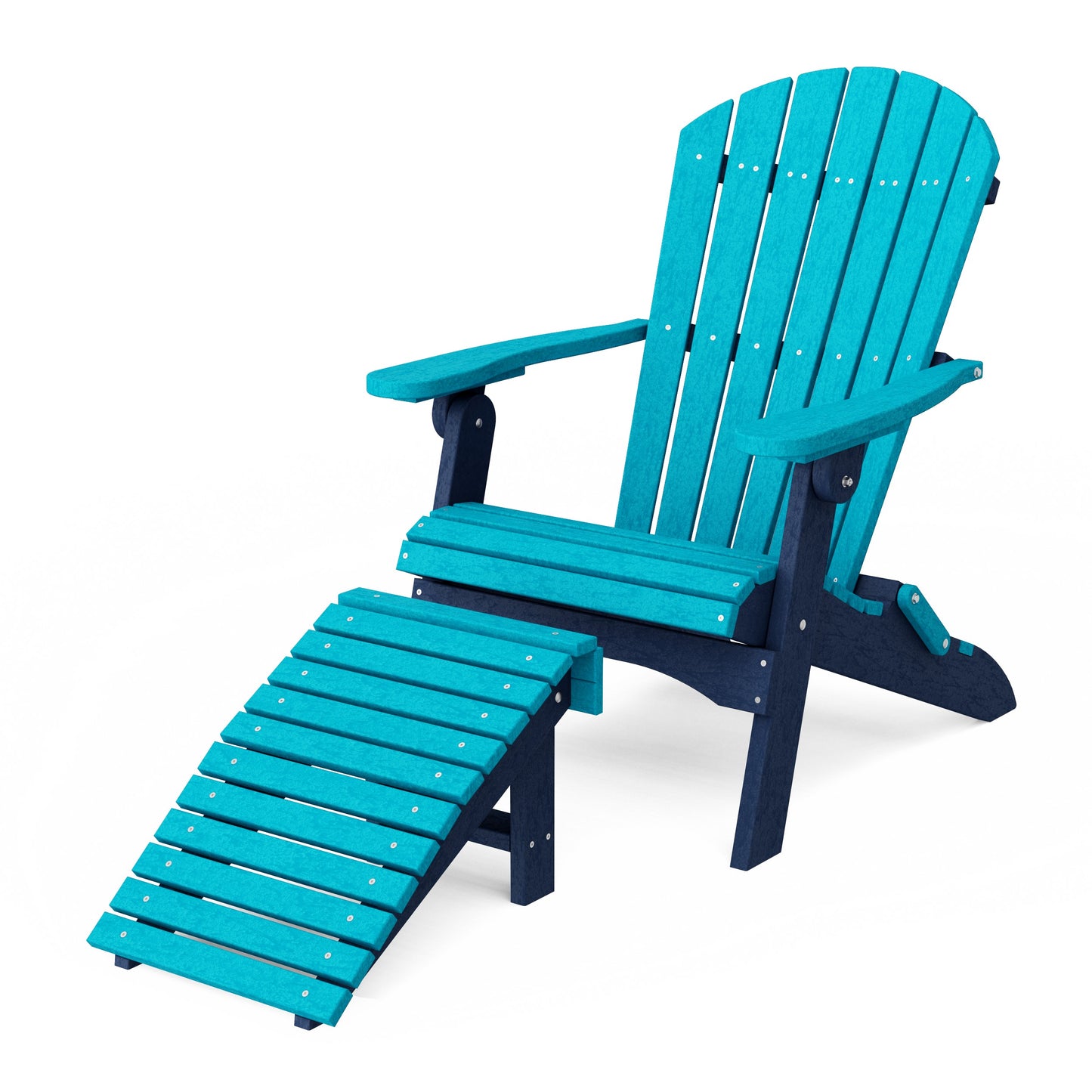 Heritage Folding Adirondack Chair with Ottoman