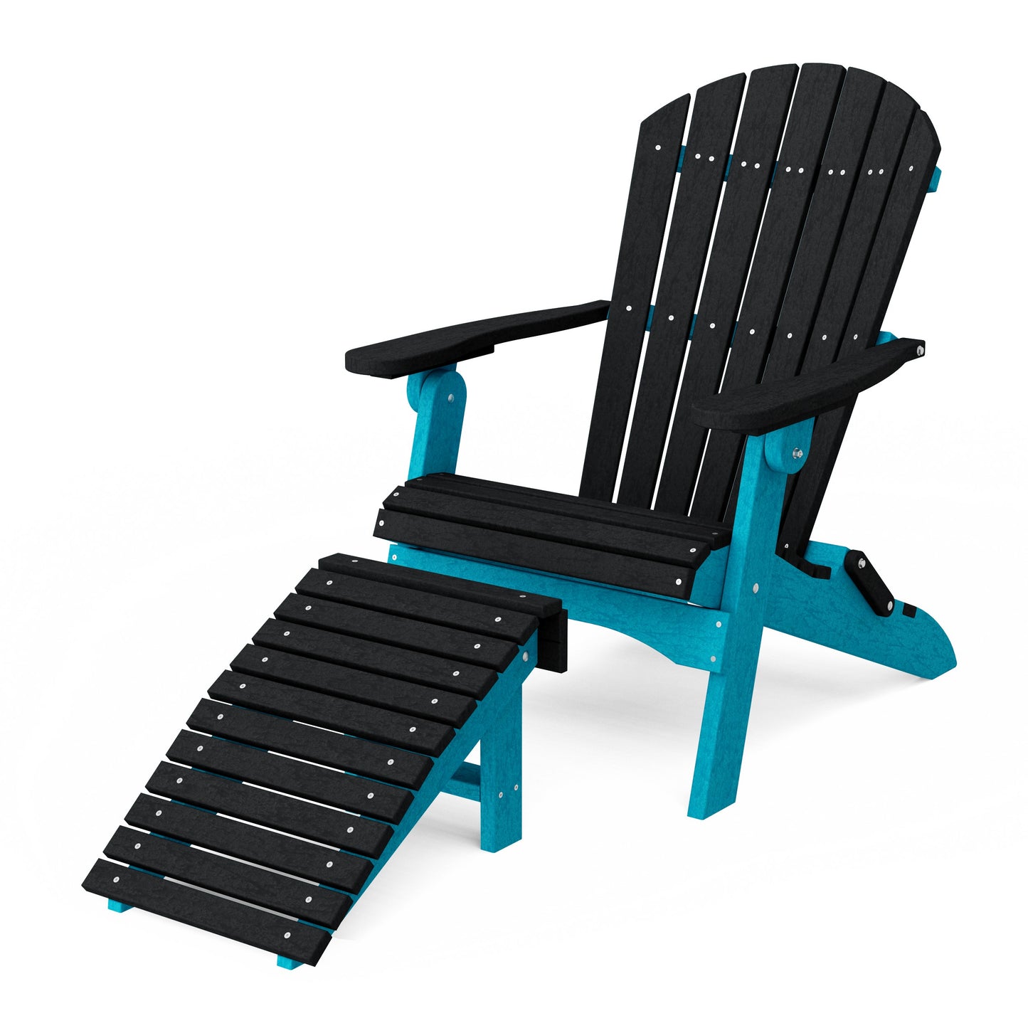 Heritage Folding Adirondack Chair with Ottoman
