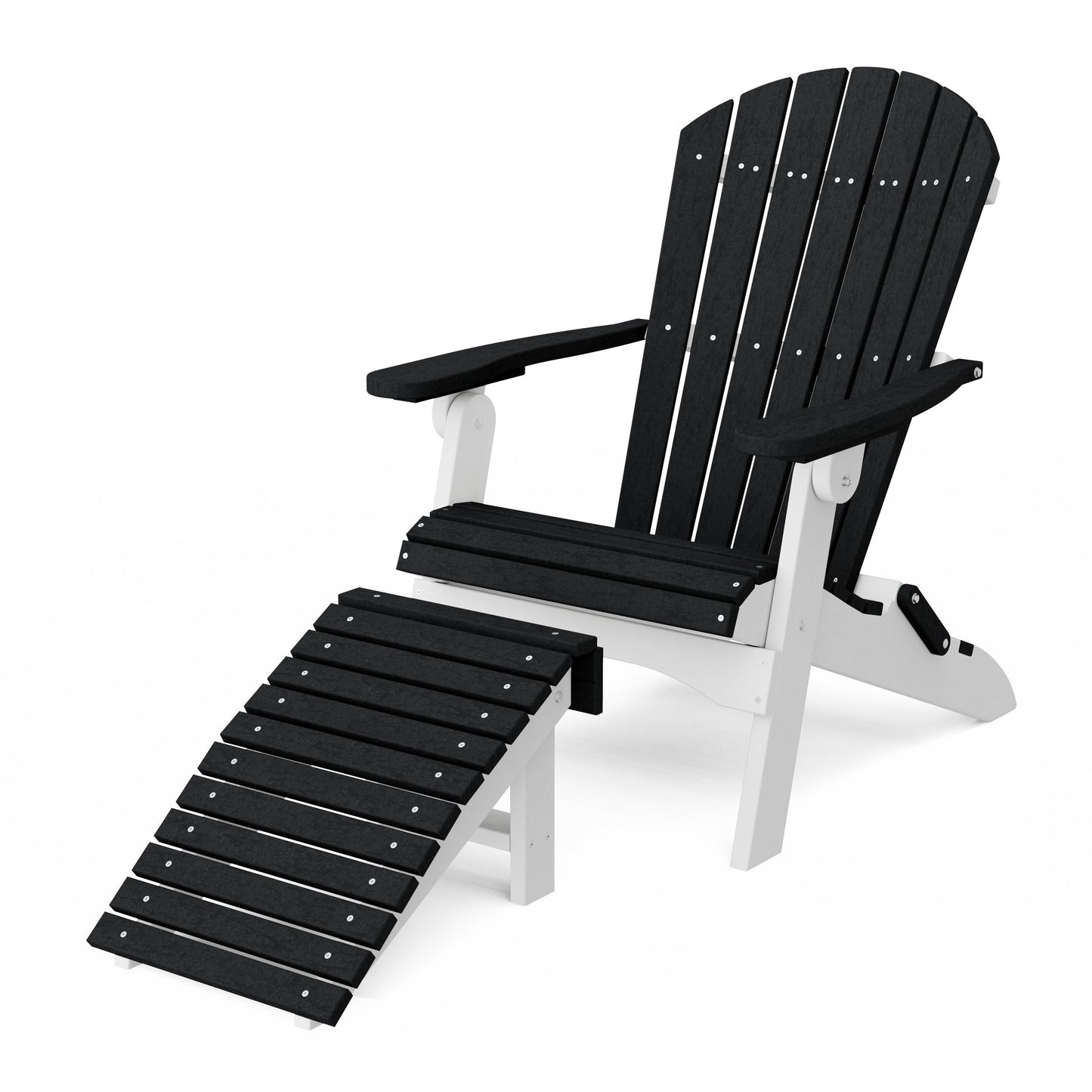 Heritage Folding Adirondack Chair with Ottoman