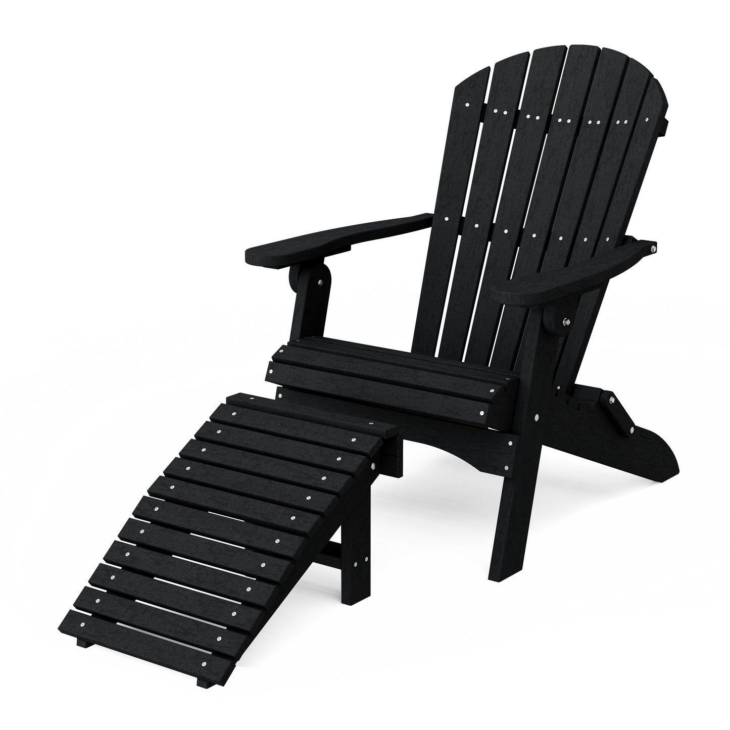 Heritage Folding Adirondack Chair with Ottoman