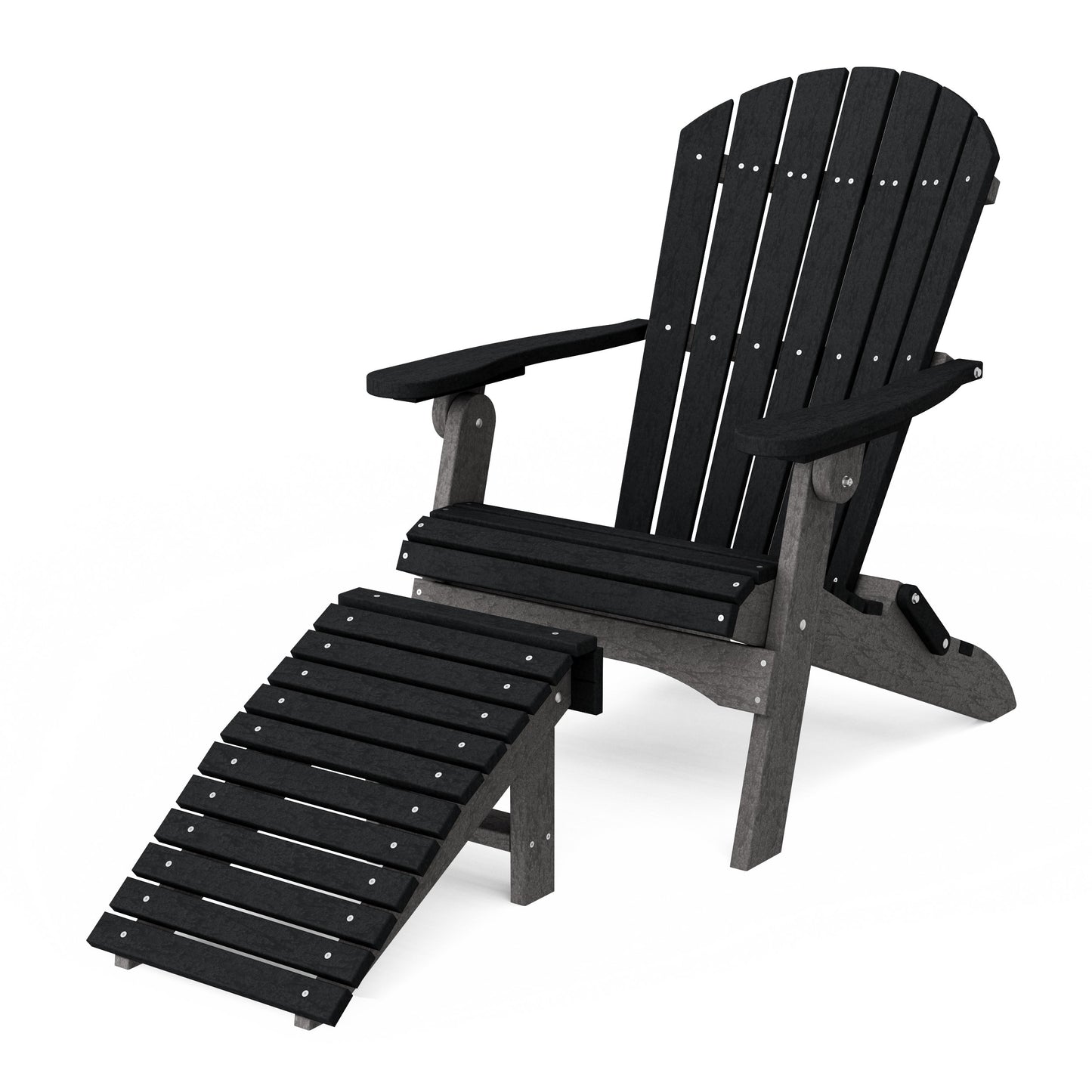 Heritage Folding Adirondack Chair with Ottoman