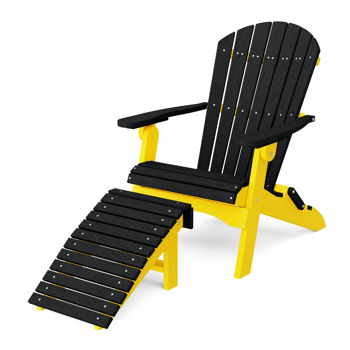 Heritage Folding Adirondack Chair with Ottoman