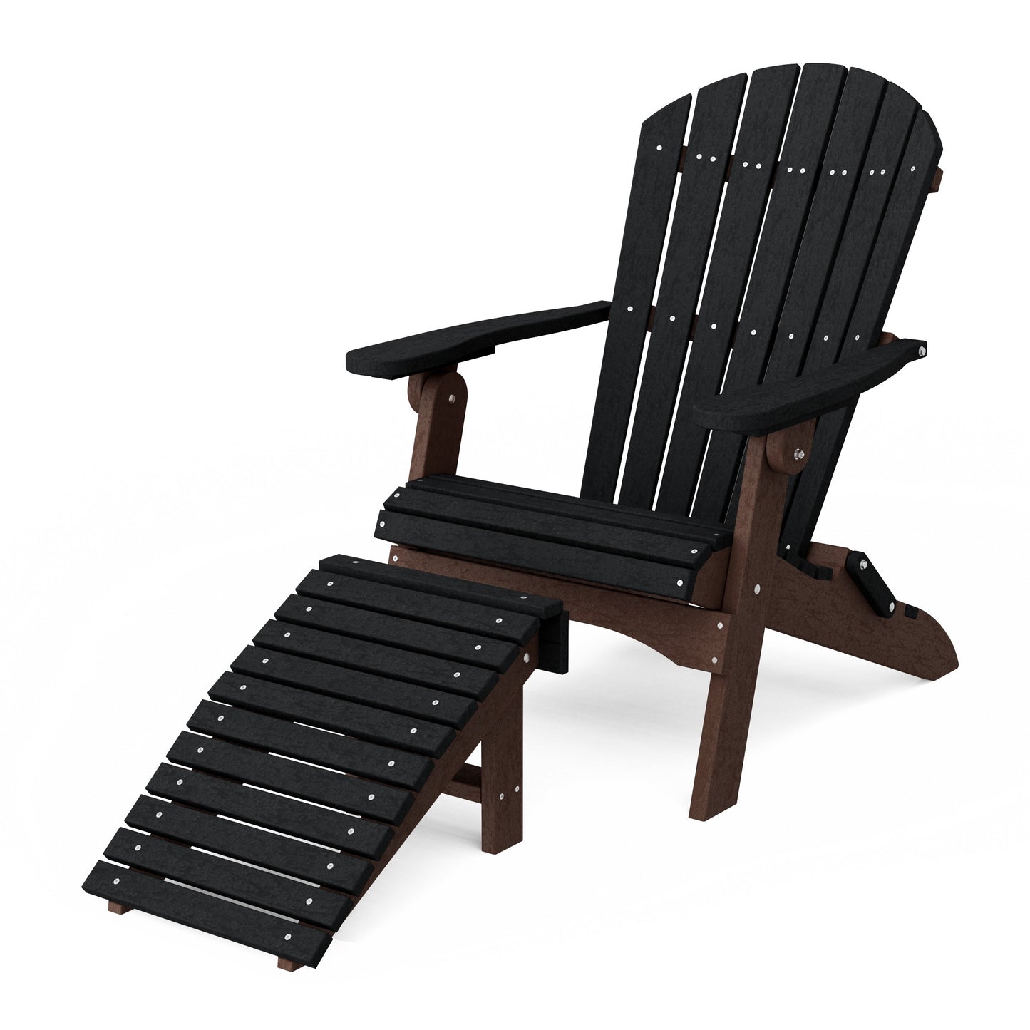 Heritage Folding Adirondack Chair with Ottoman