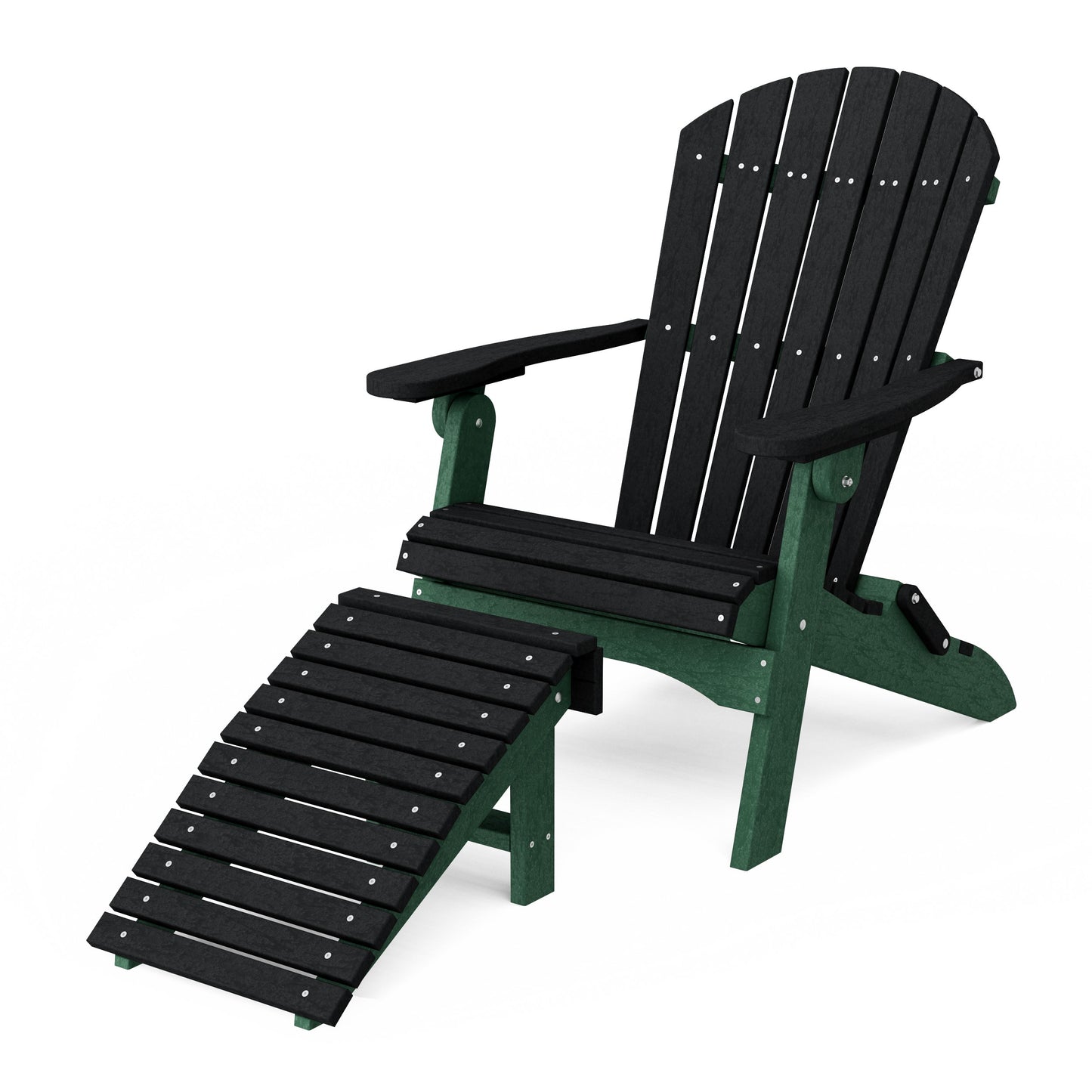 Heritage Folding Adirondack Chair with Ottoman