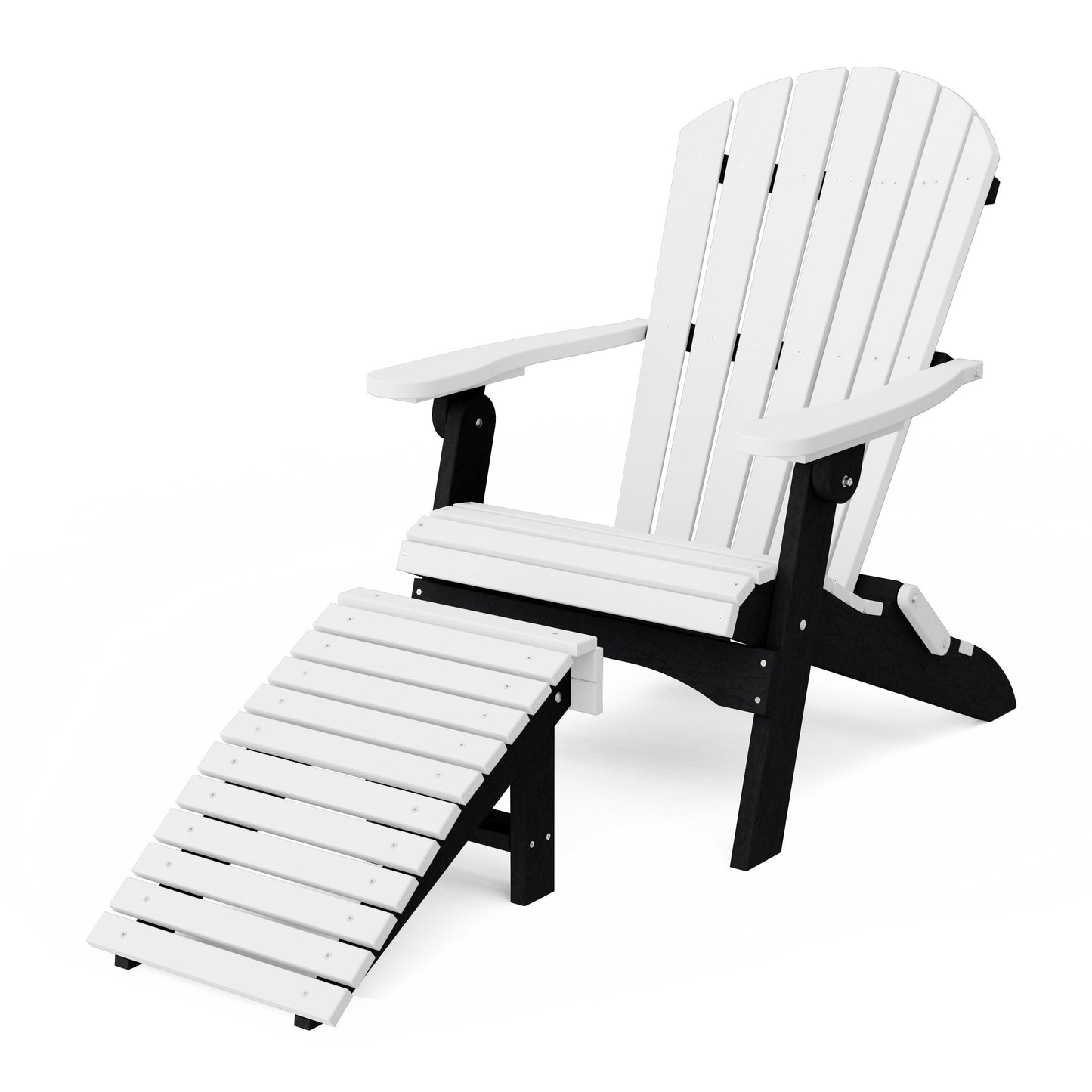 Heritage Folding Adirondack Chair with Ottoman