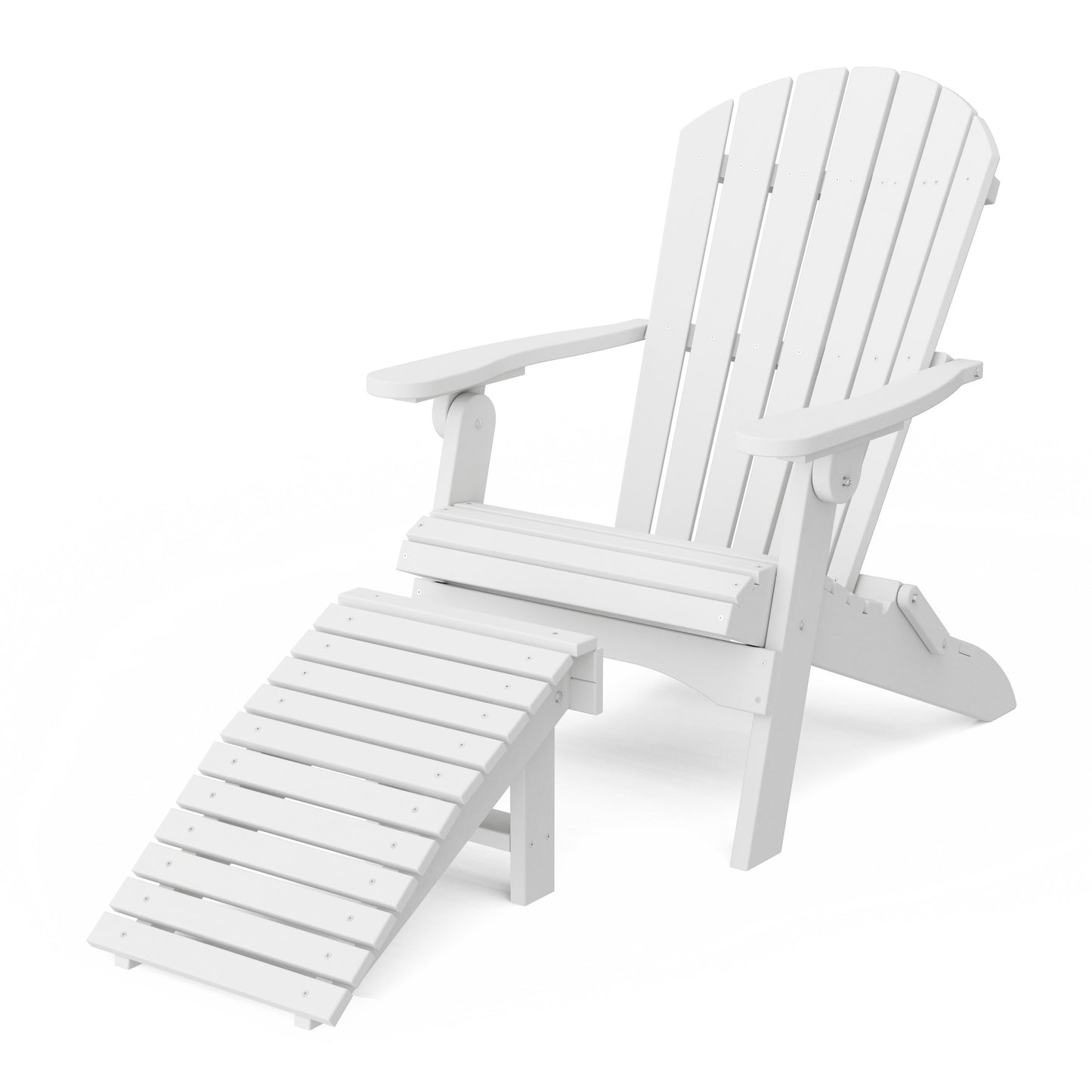 Heritage Folding Adirondack Chair with Ottoman