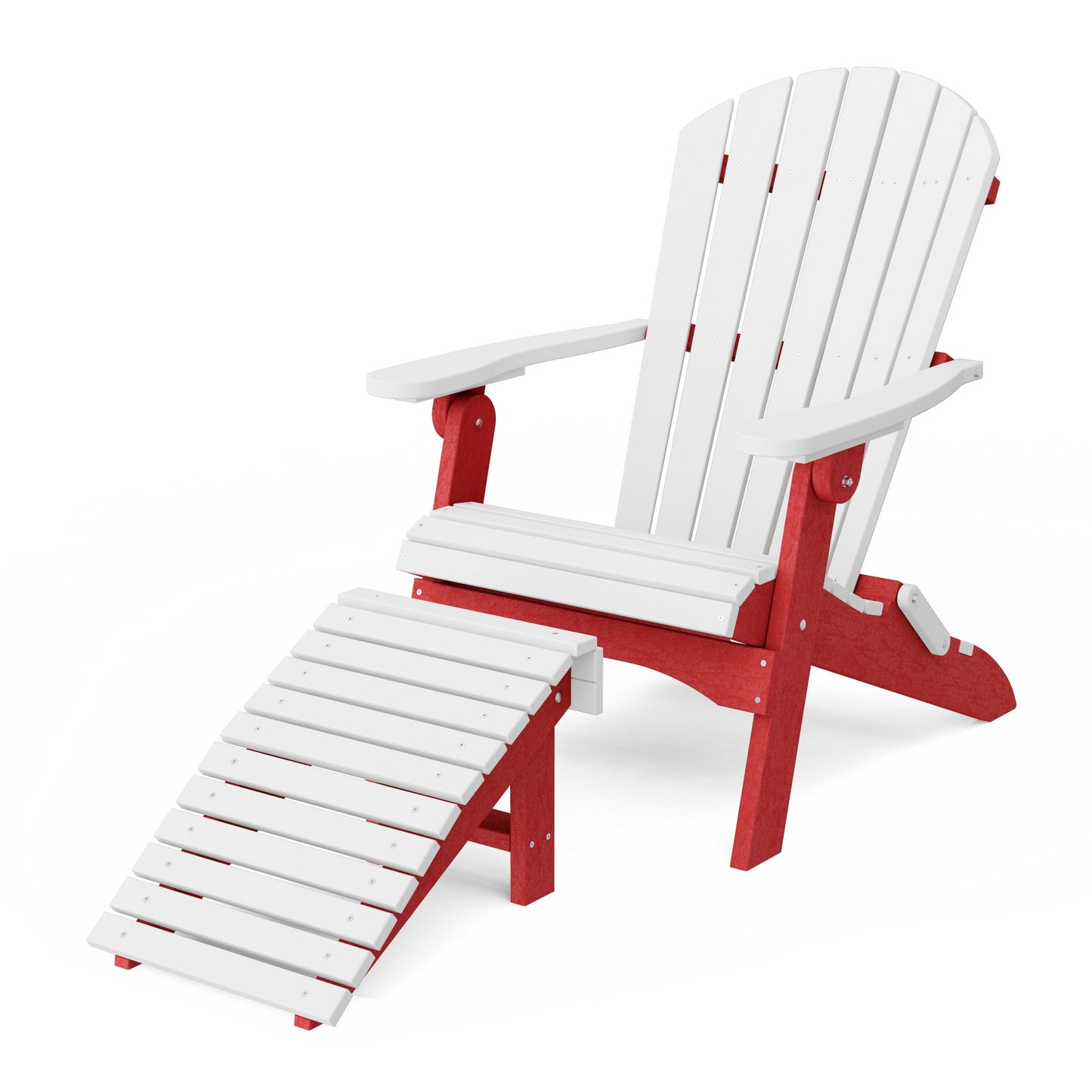 Heritage Folding Adirondack Chair with Ottoman
