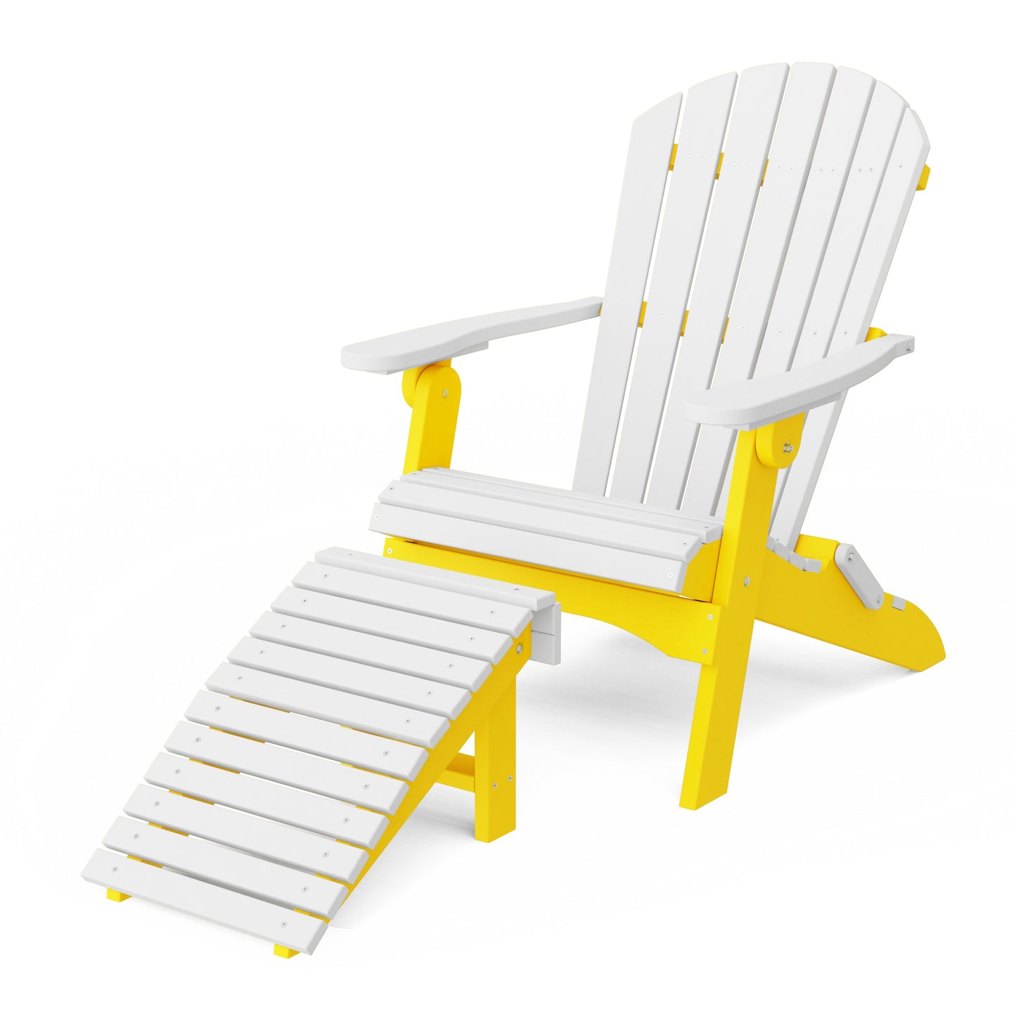 Heritage Folding Adirondack Chair with Ottoman