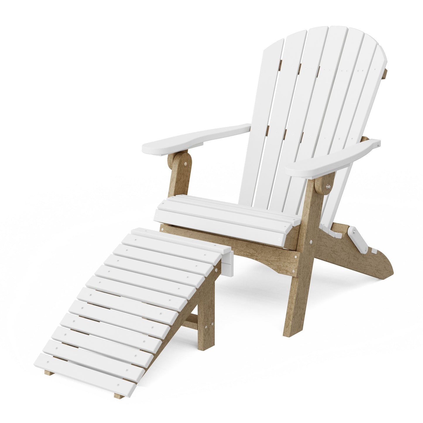 Heritage Folding Adirondack Chair with Ottoman