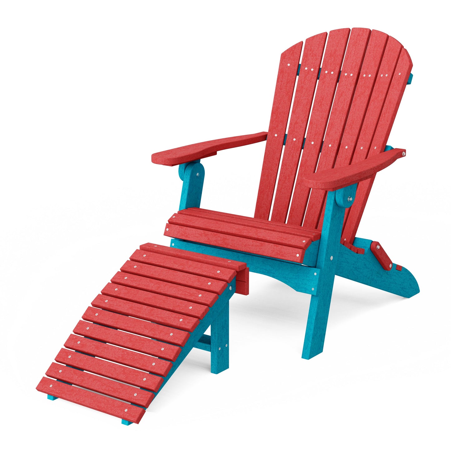 Heritage Folding Adirondack Chair with Ottoman