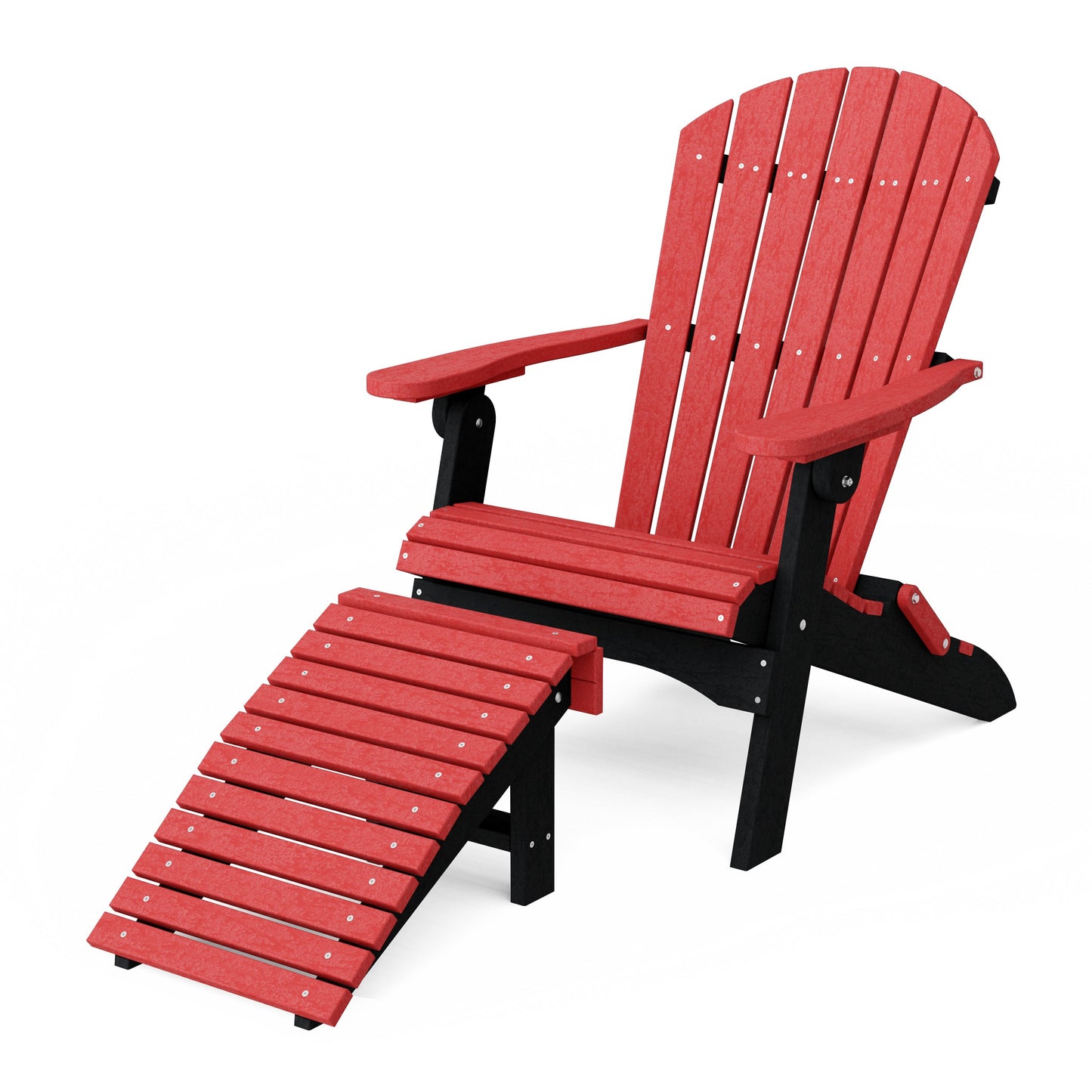 Heritage Folding Adirondack Chair with Ottoman