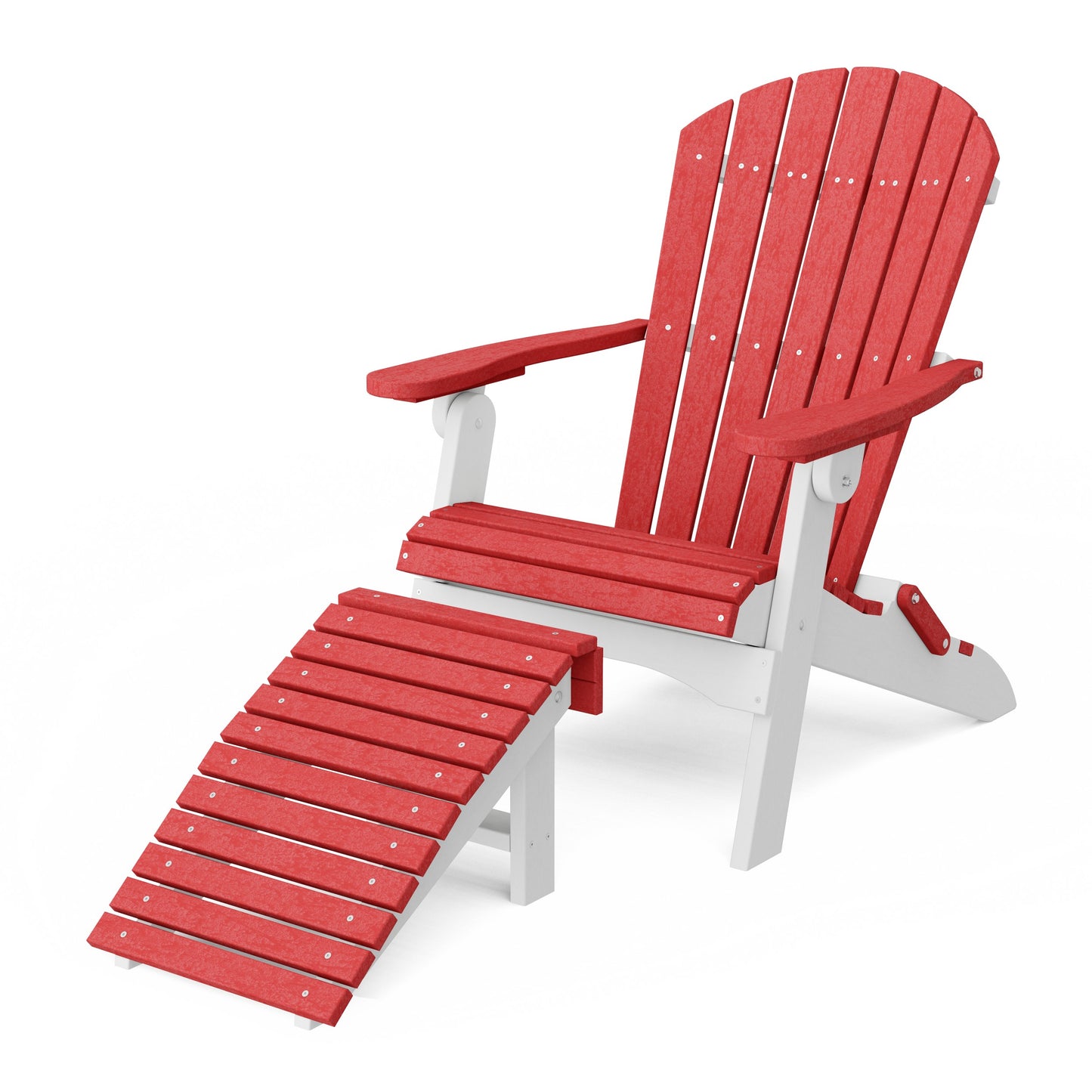Heritage Folding Adirondack Chair with Ottoman