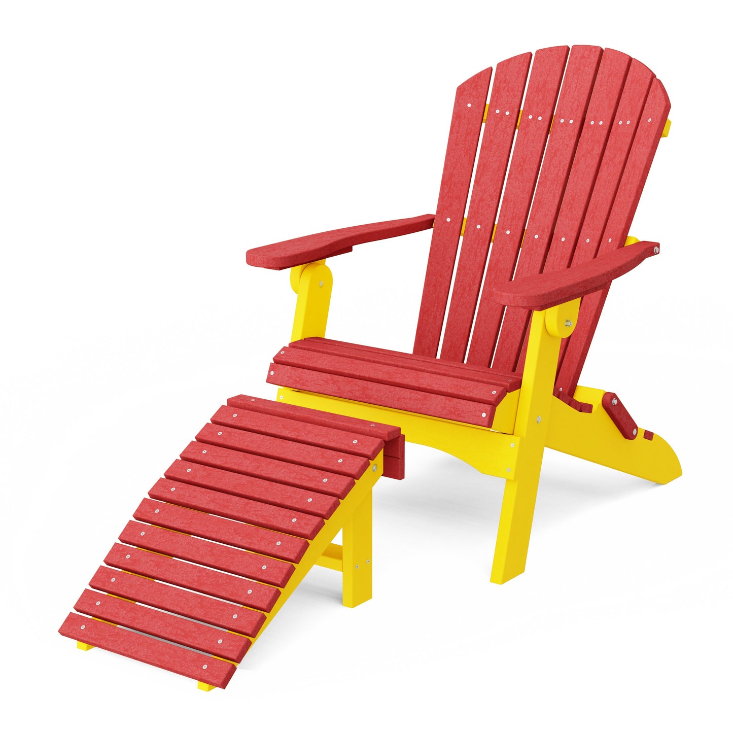 Heritage Folding Adirondack Chair with Ottoman