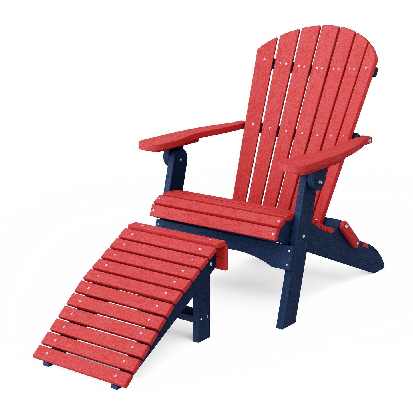 Heritage Folding Adirondack Chair with Ottoman
