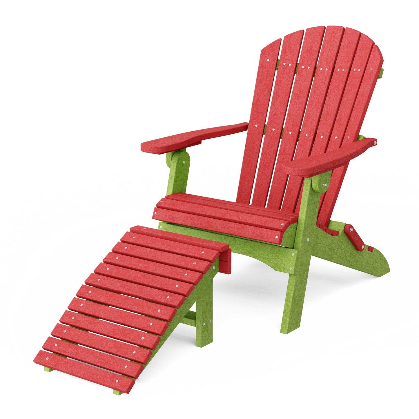 Heritage Folding Adirondack Chair with Ottoman