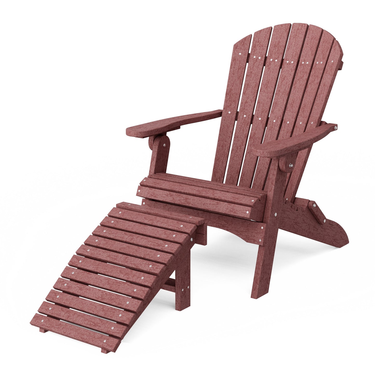 Heritage Folding Adirondack Chair with Ottoman