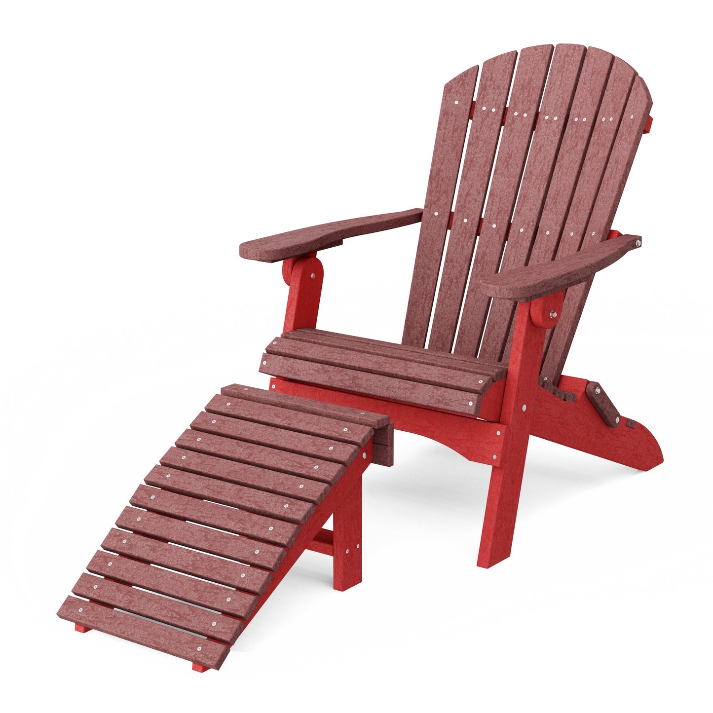 Heritage Folding Adirondack Chair with Ottoman