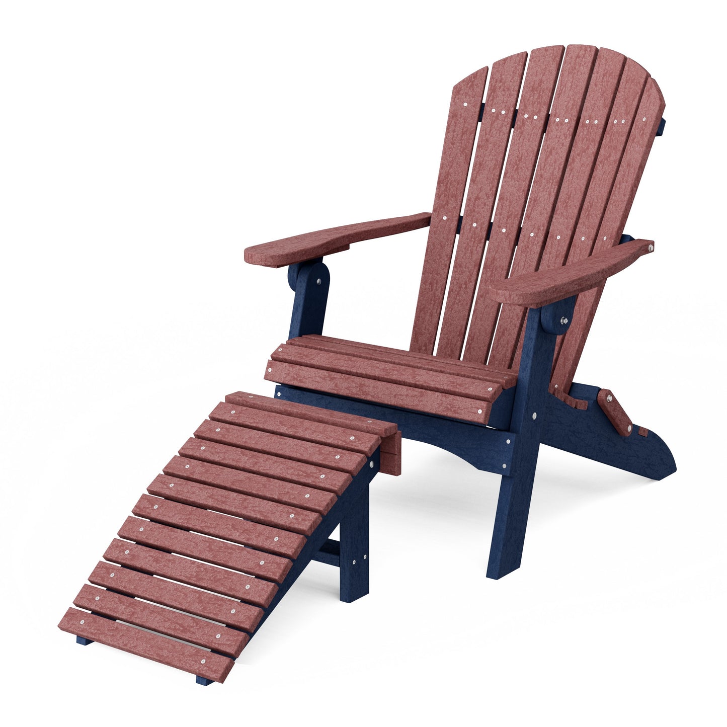 Heritage Folding Adirondack Chair with Ottoman