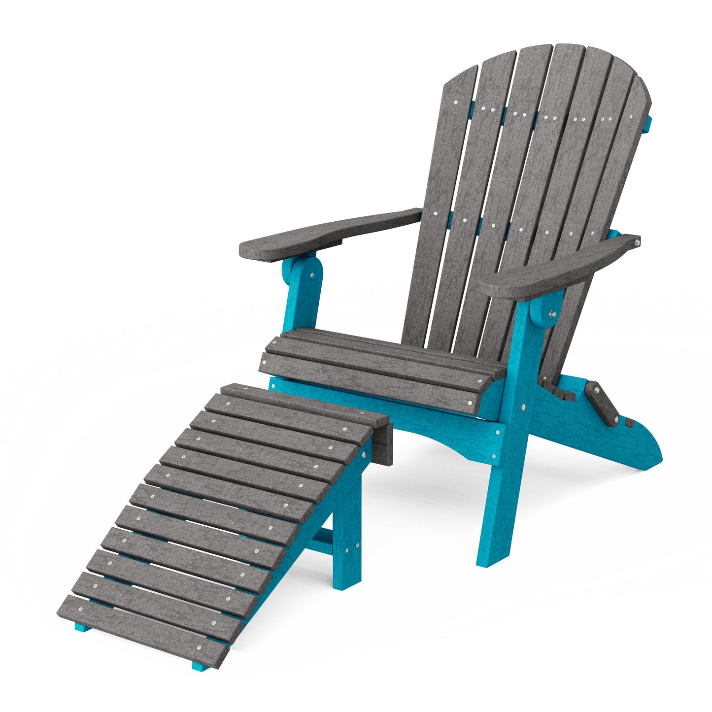Heritage Folding Adirondack Chair with Ottoman