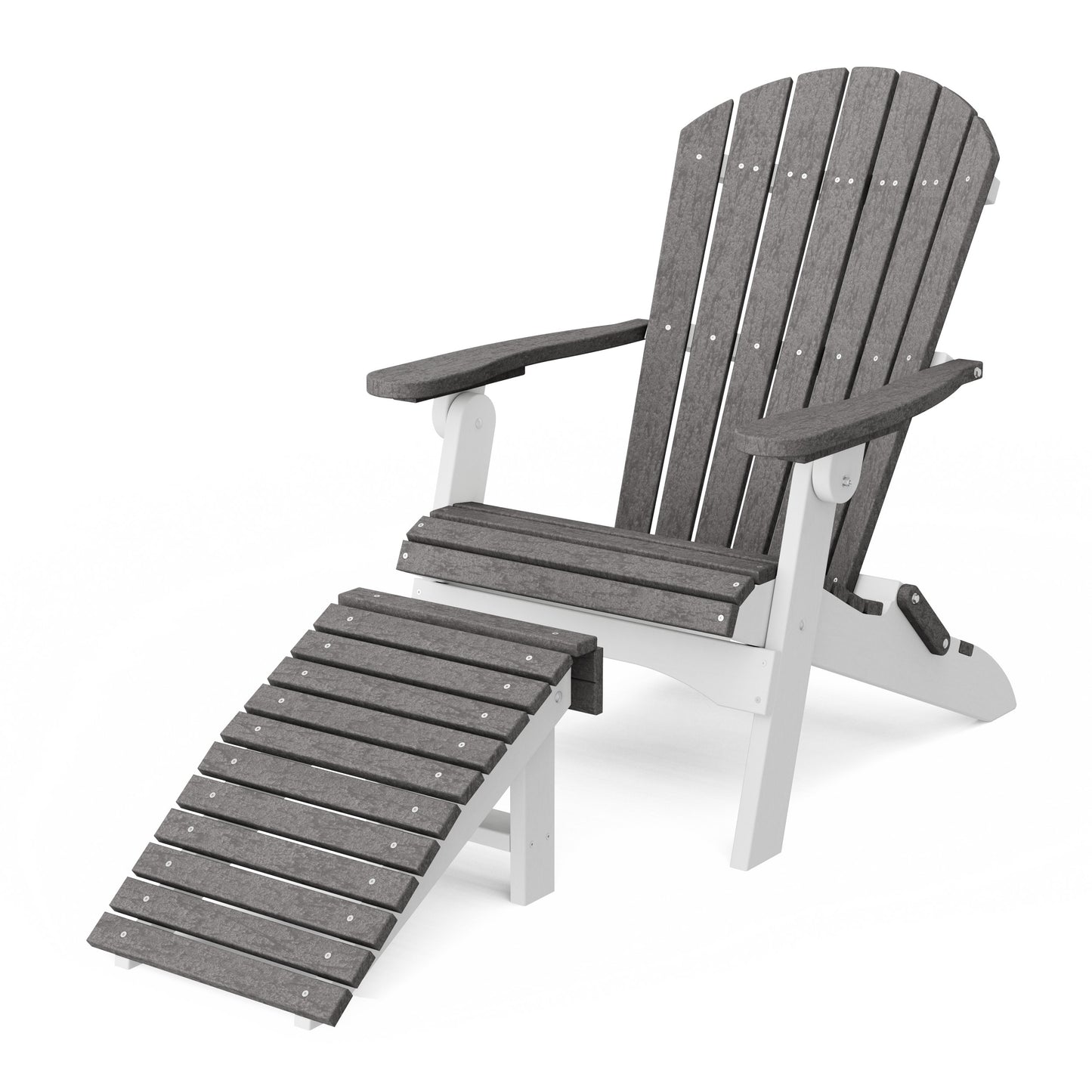 Heritage Folding Adirondack Chair with Ottoman