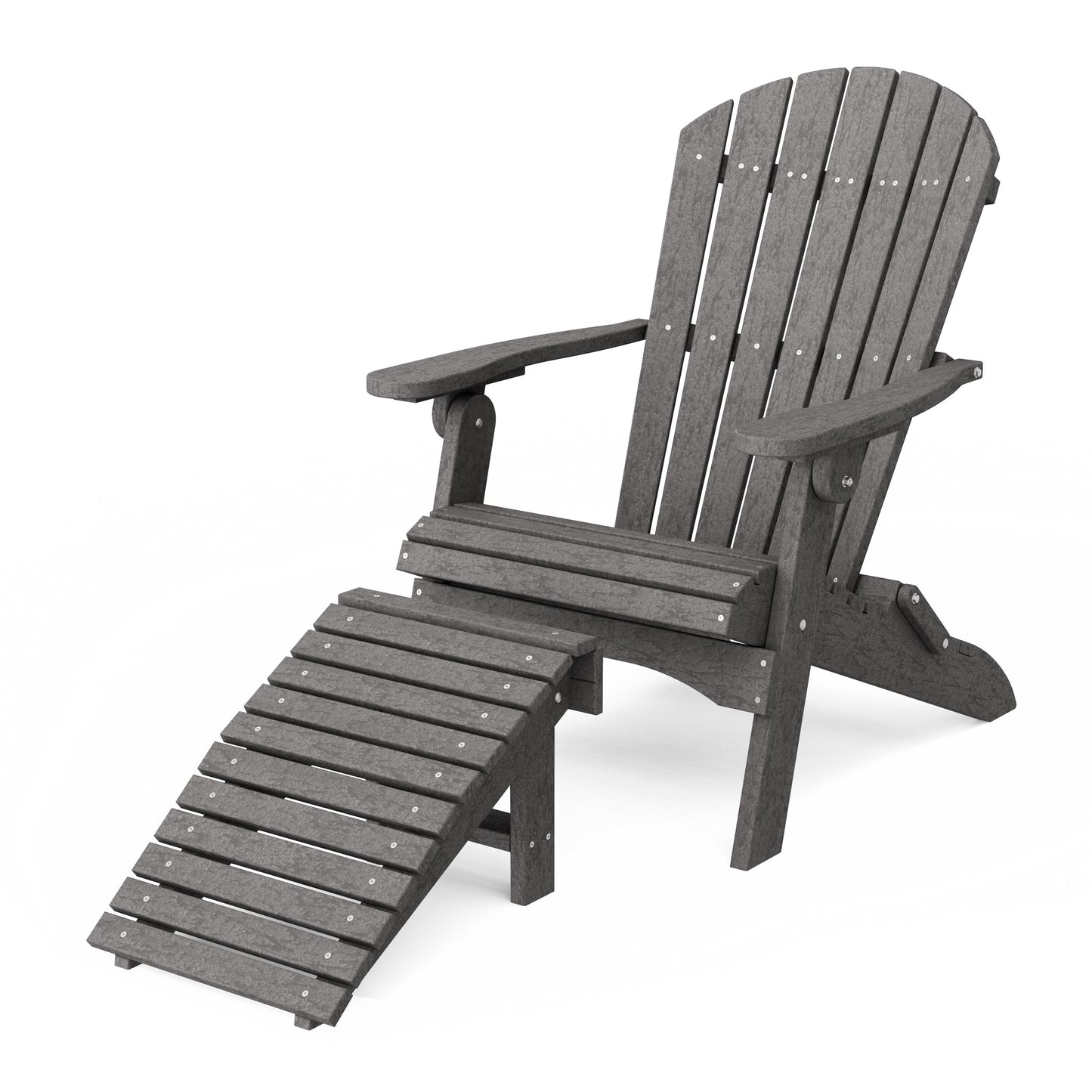 Heritage Folding Adirondack Chair with Ottoman