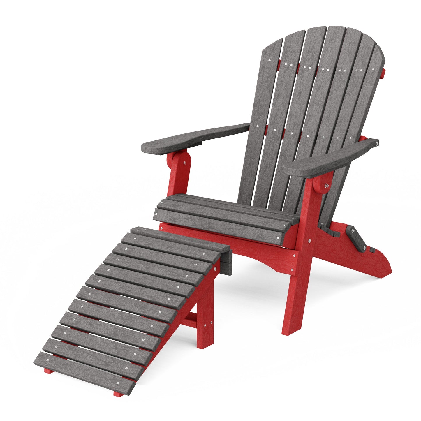 Heritage Folding Adirondack Chair with Ottoman