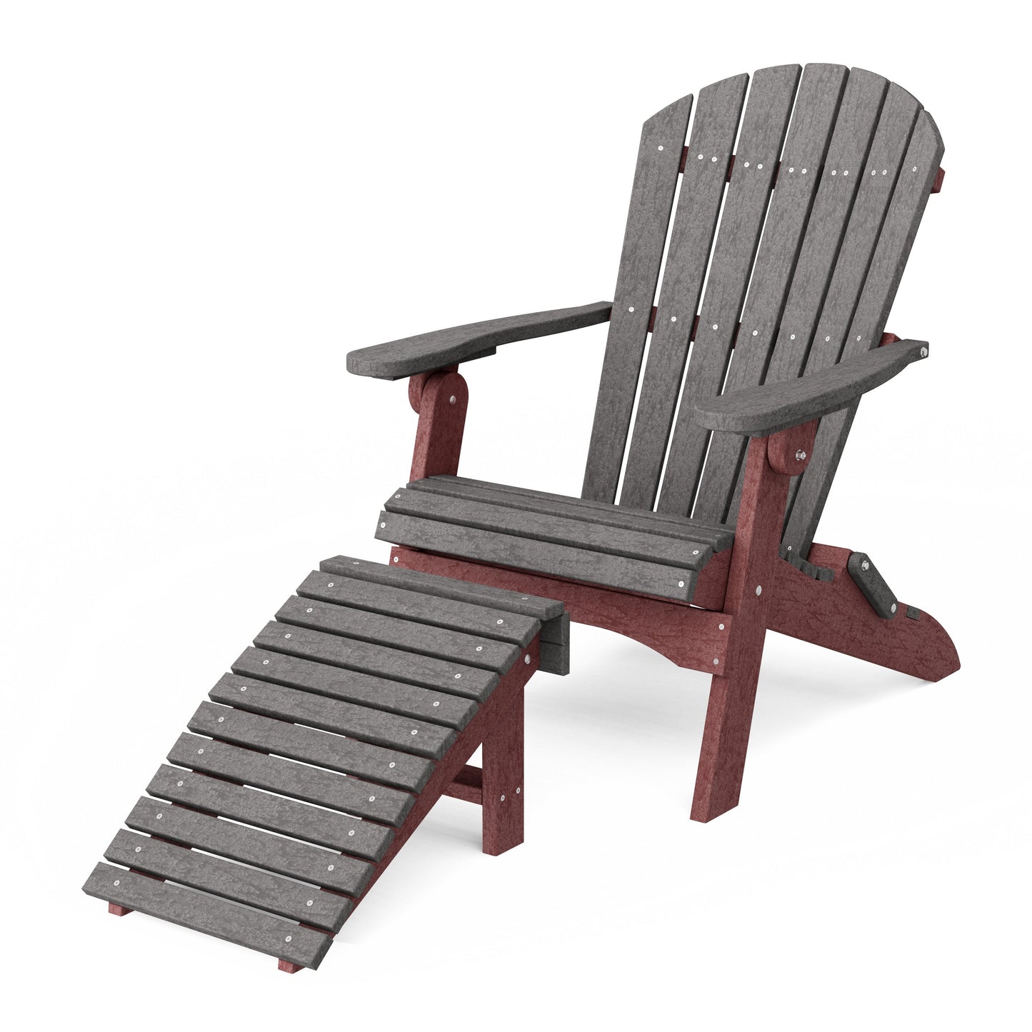 Heritage Folding Adirondack Chair with Ottoman