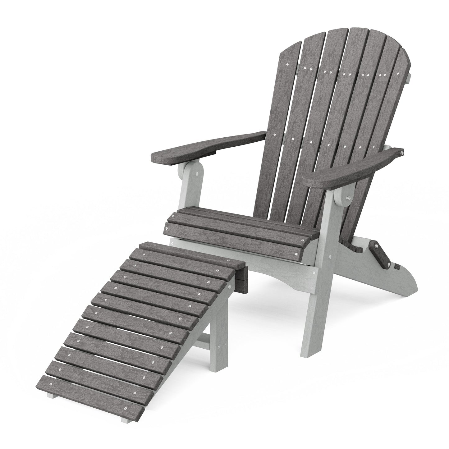 Heritage Folding Adirondack Chair with Ottoman