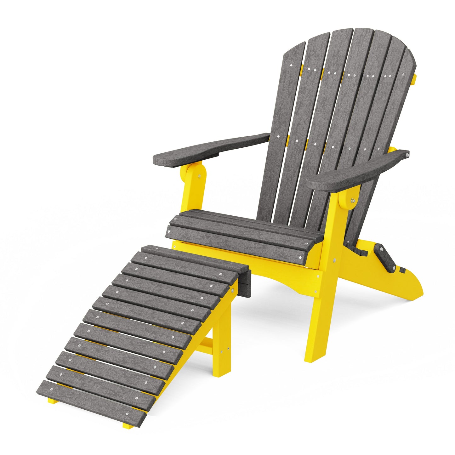 Heritage Folding Adirondack Chair with Ottoman