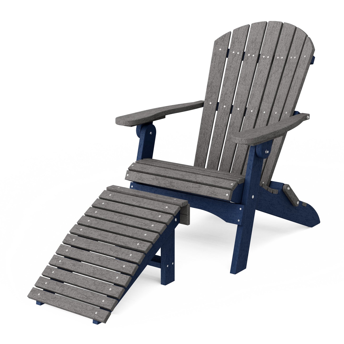 Heritage Folding Adirondack Chair with Ottoman