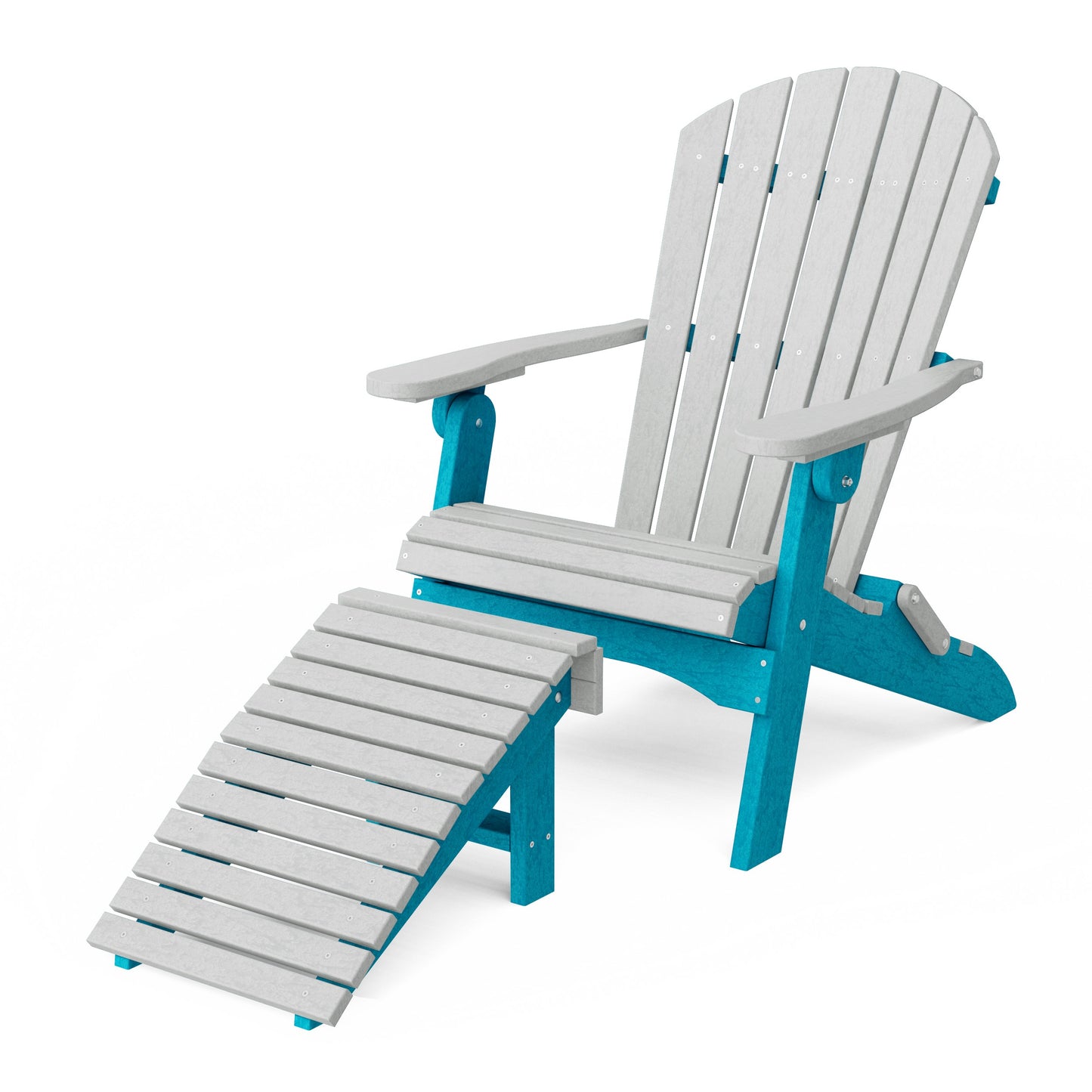 Heritage Folding Adirondack Chair with Ottoman