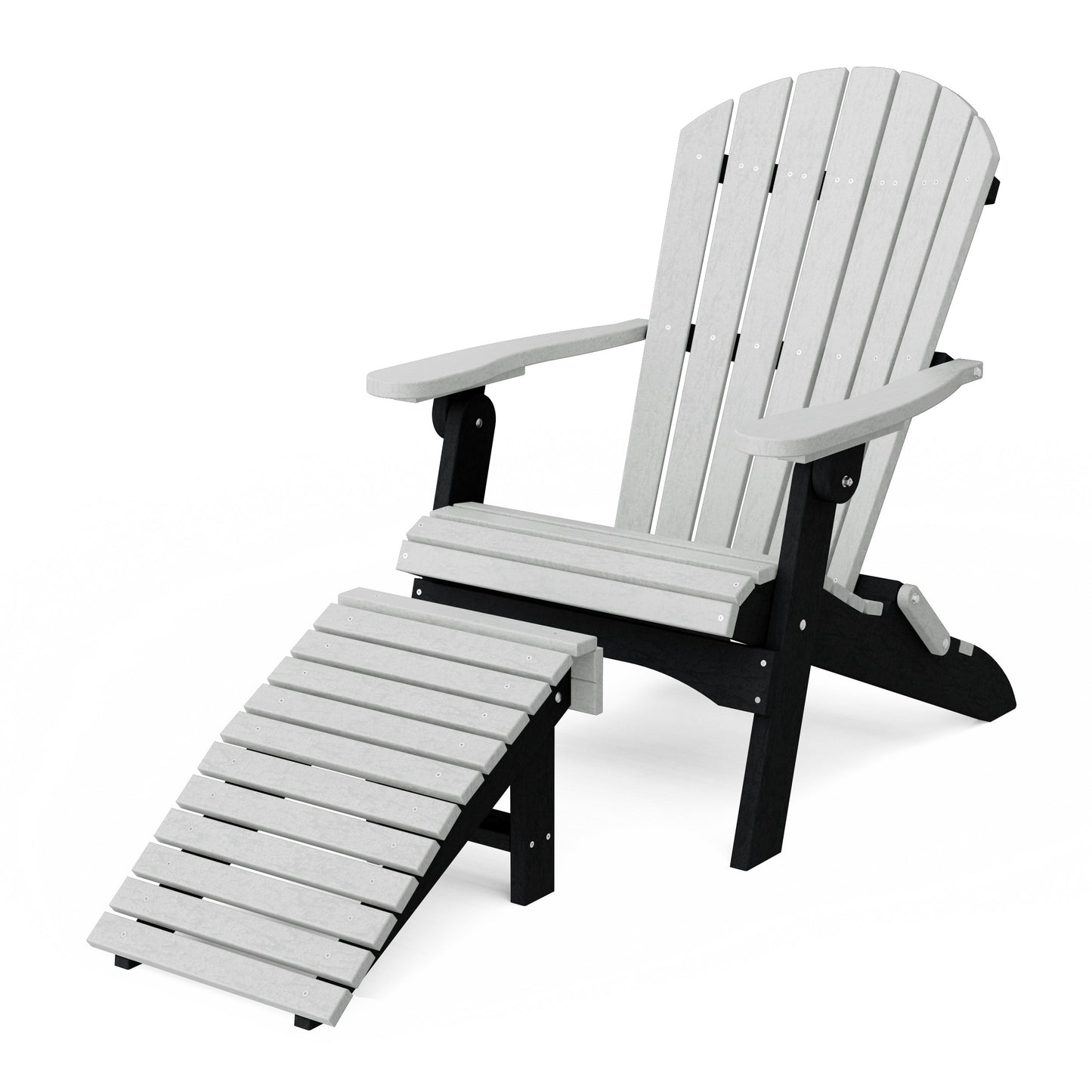 Heritage Folding Adirondack Chair with Ottoman