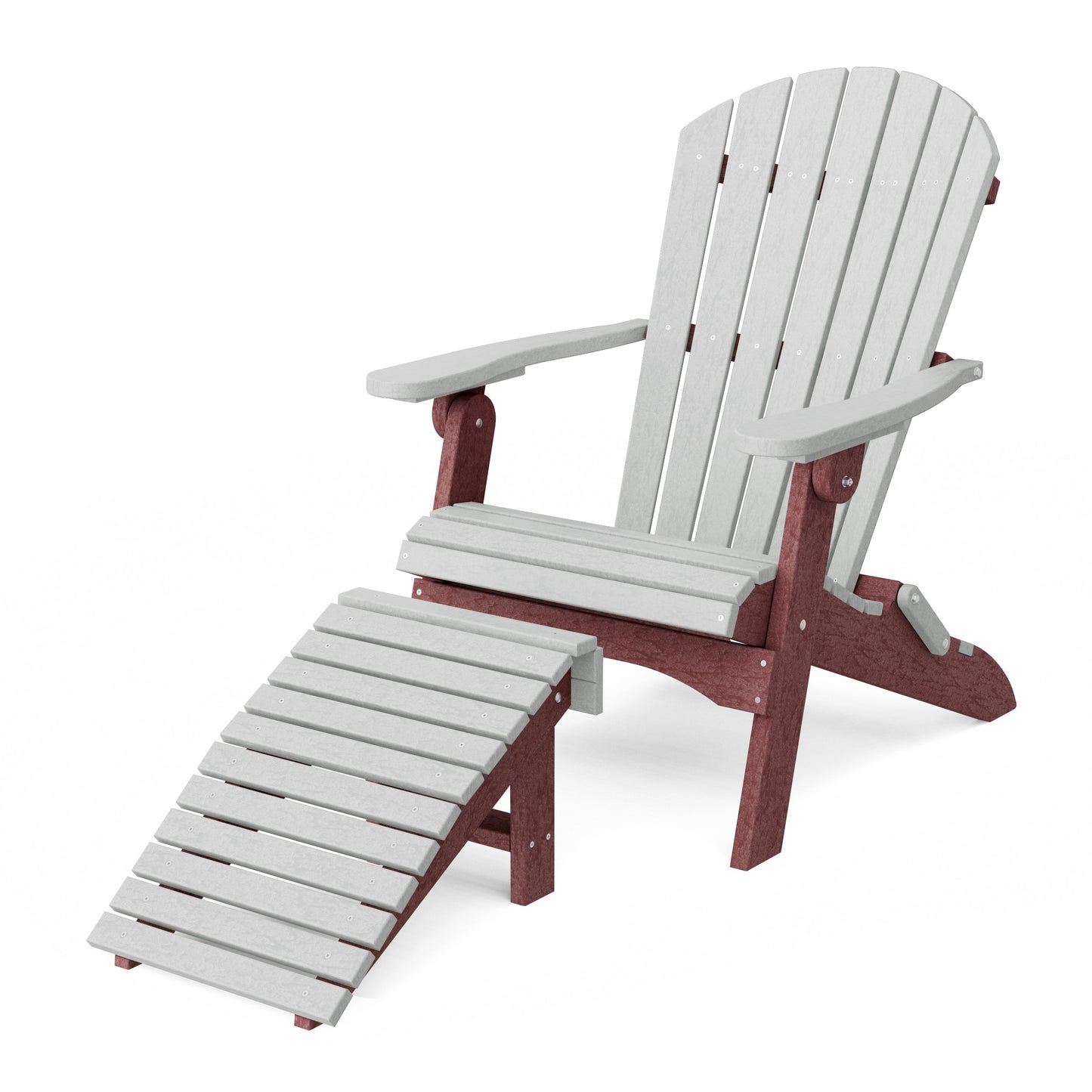 Heritage Folding Adirondack Chair with Ottoman