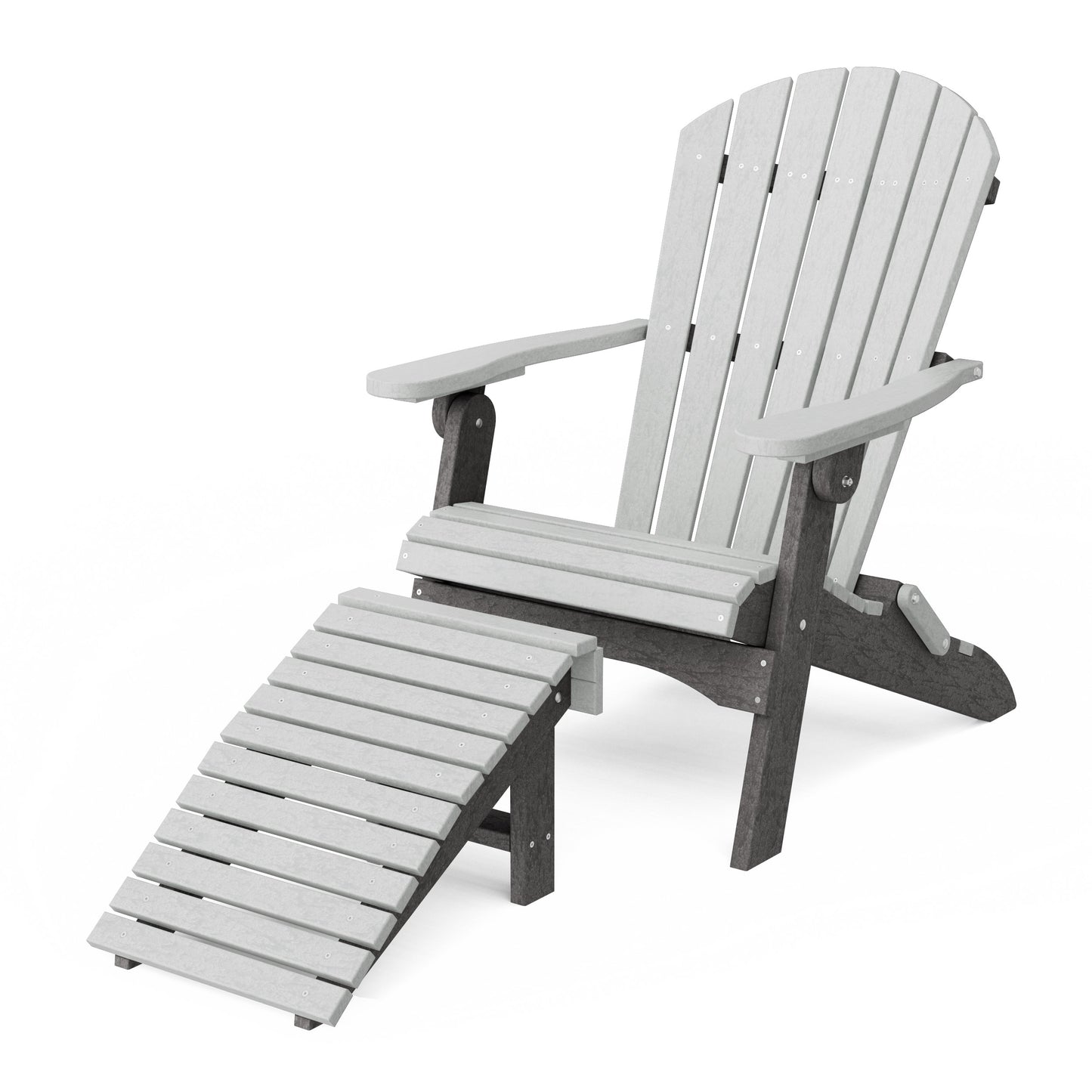 Heritage Folding Adirondack Chair with Ottoman