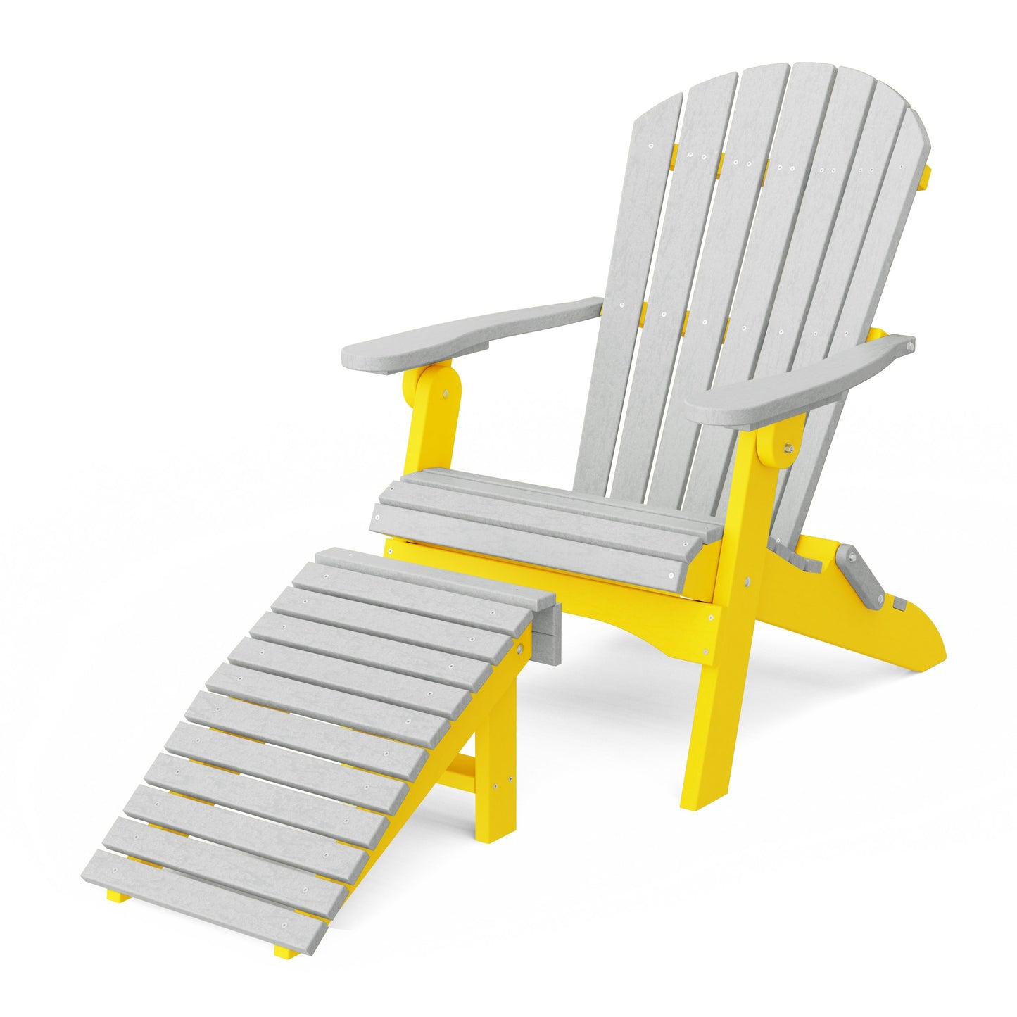 Heritage Folding Adirondack Chair with Ottoman