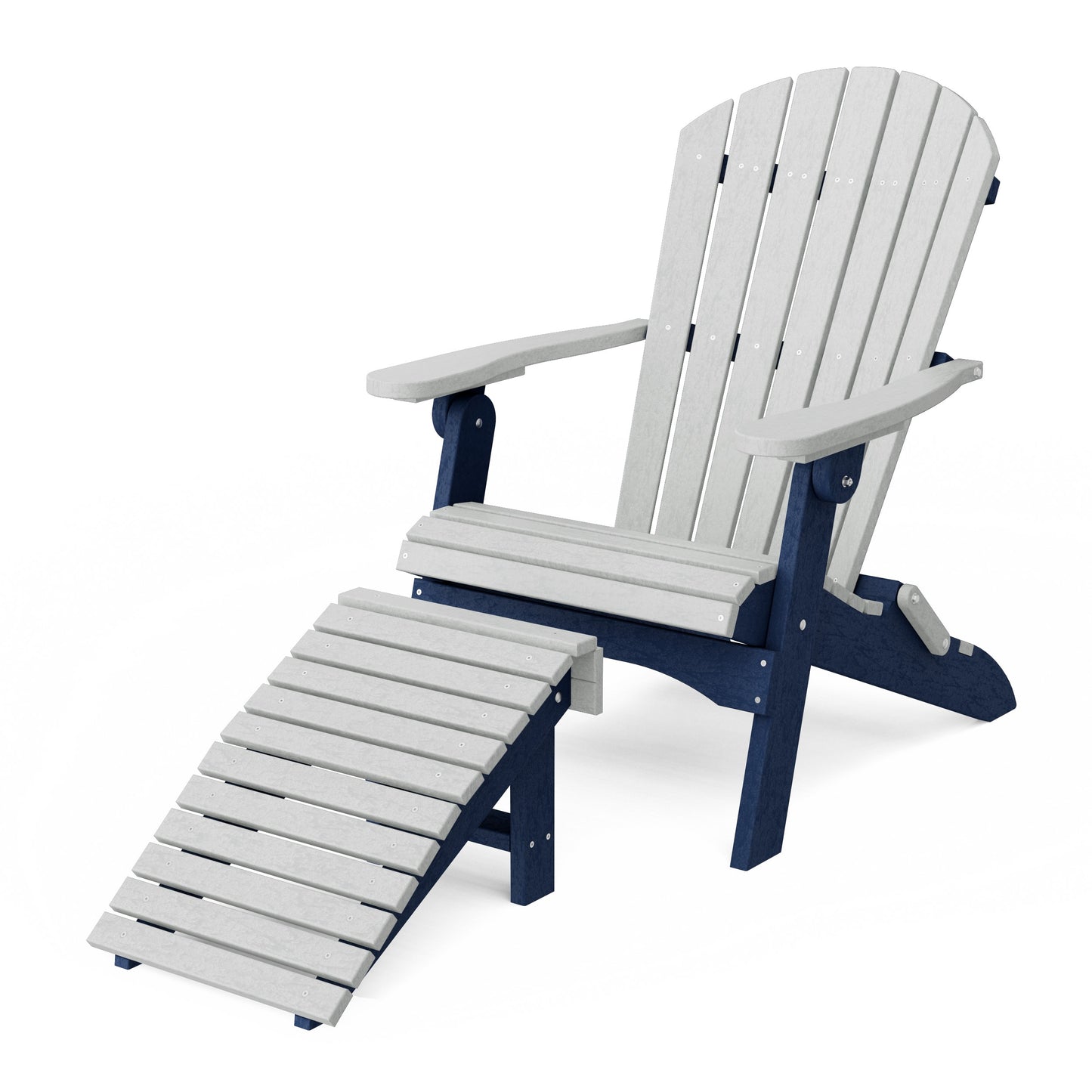 Heritage Folding Adirondack Chair with Ottoman