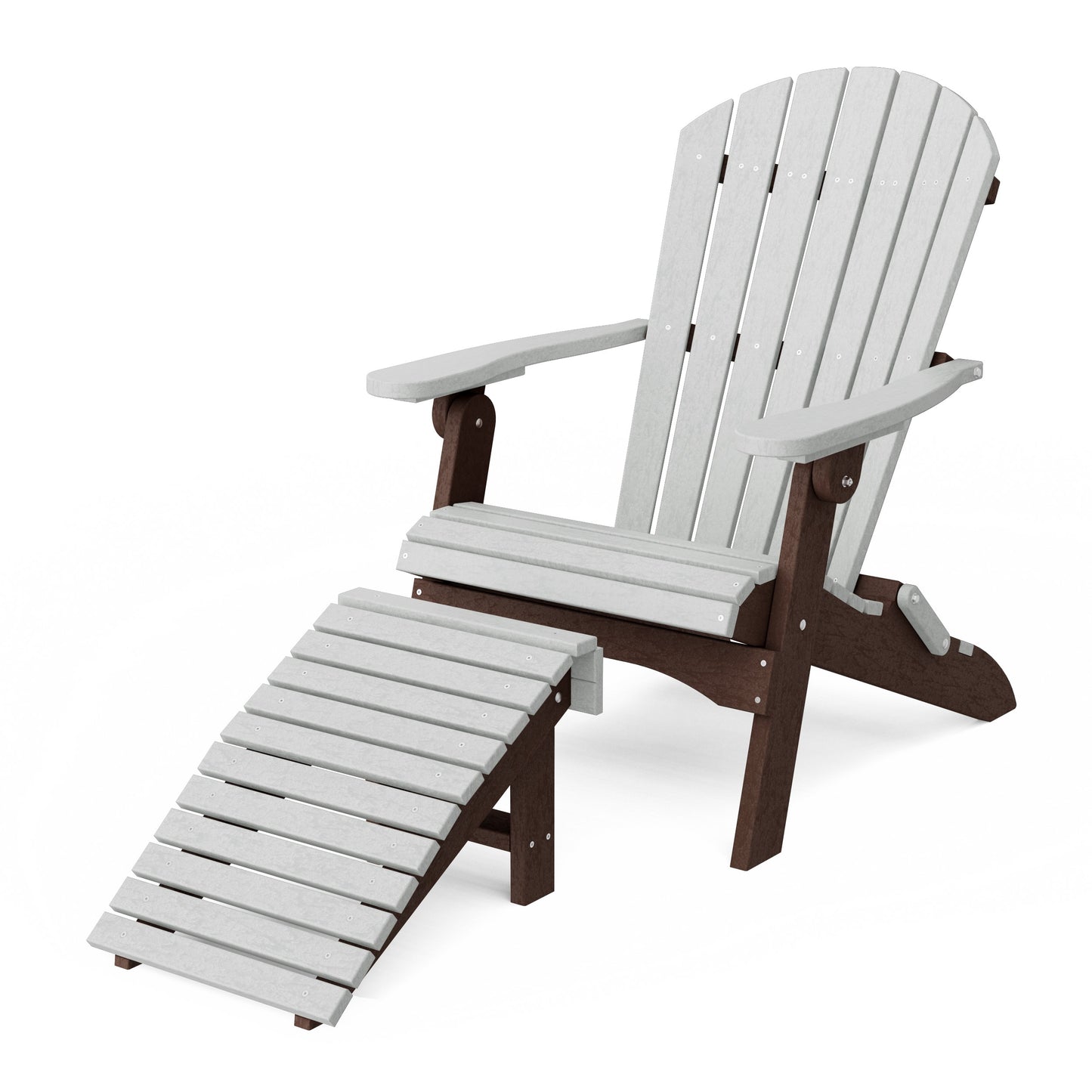 Heritage Folding Adirondack Chair with Ottoman