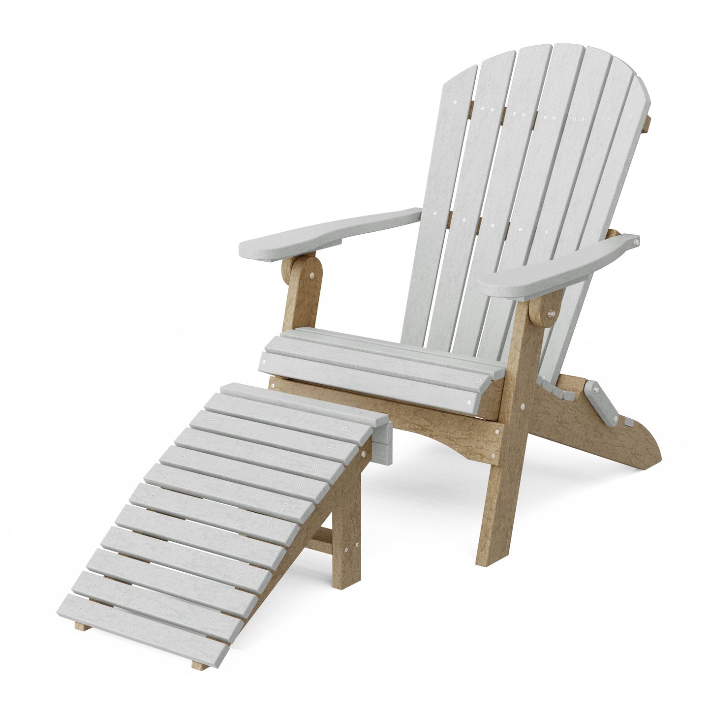 Heritage Folding Adirondack Chair with Ottoman