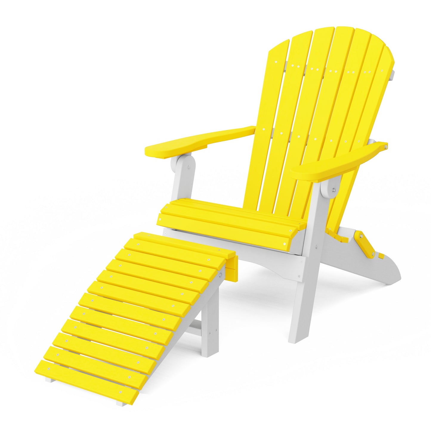 Heritage Folding Adirondack Chair with Ottoman