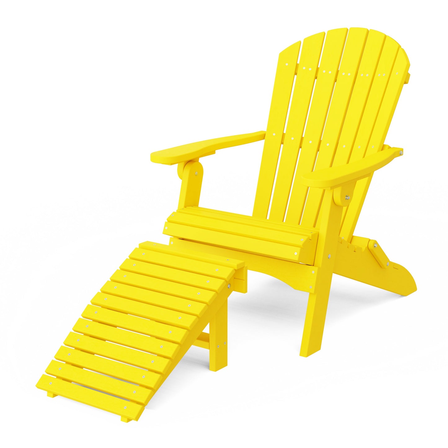 Heritage Folding Adirondack Chair with Ottoman