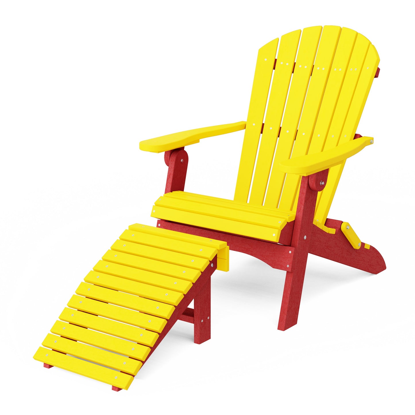 Heritage Folding Adirondack Chair with Ottoman